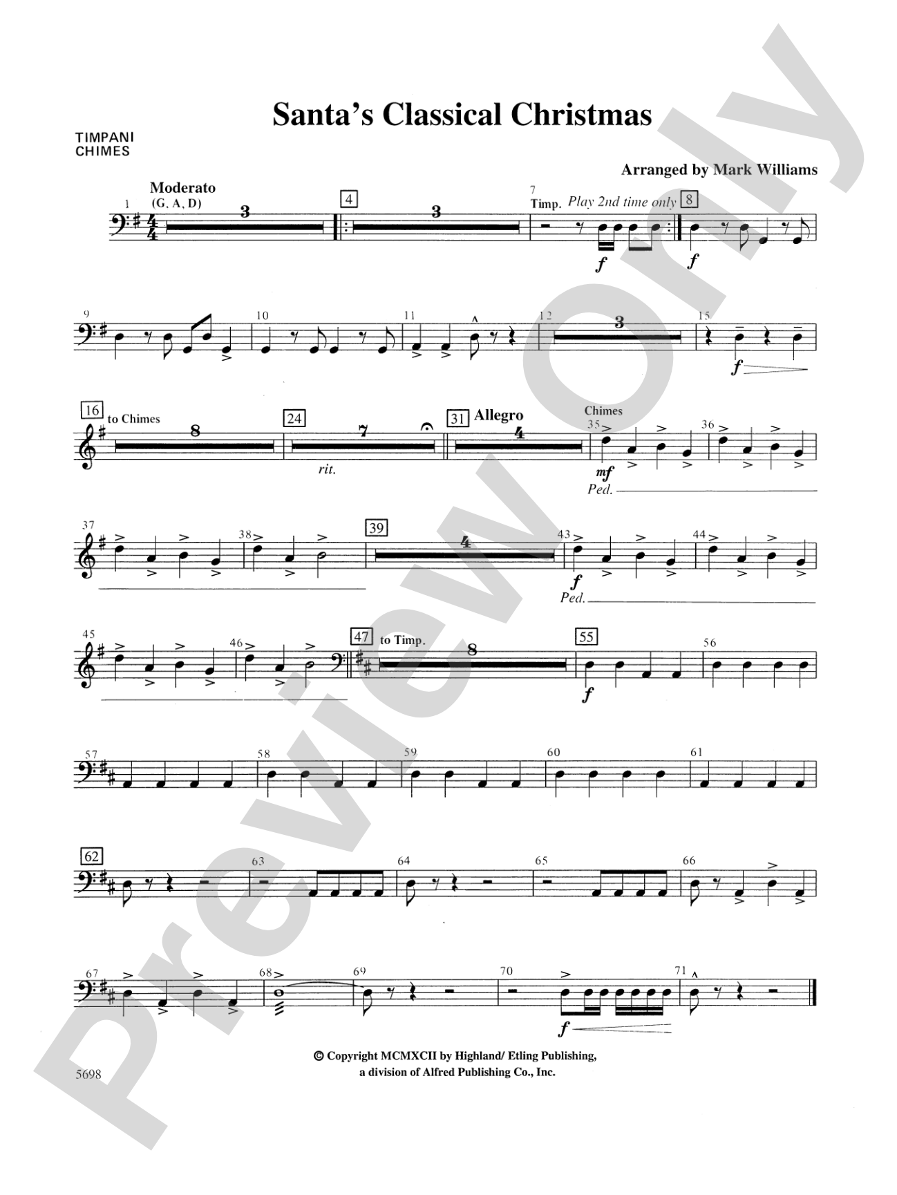 Santa's Classical Christmas: Timpani