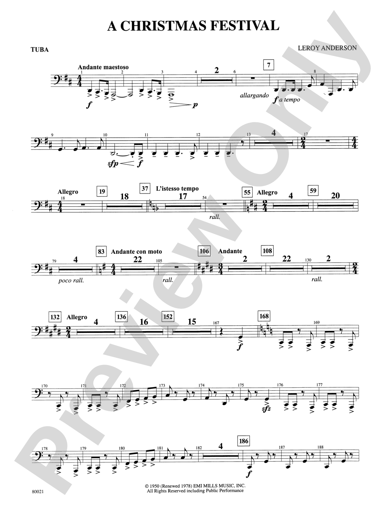 A Christmas Festival: Tuba