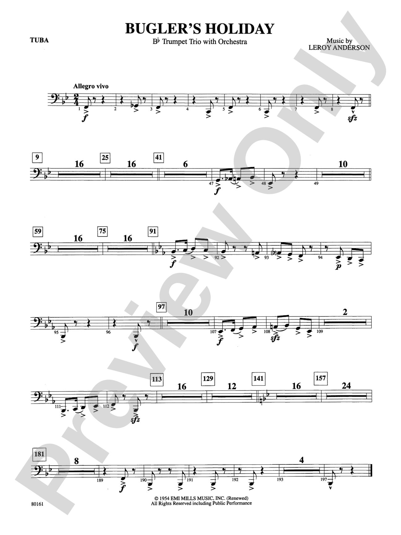 Bugler's Holiday: Tuba