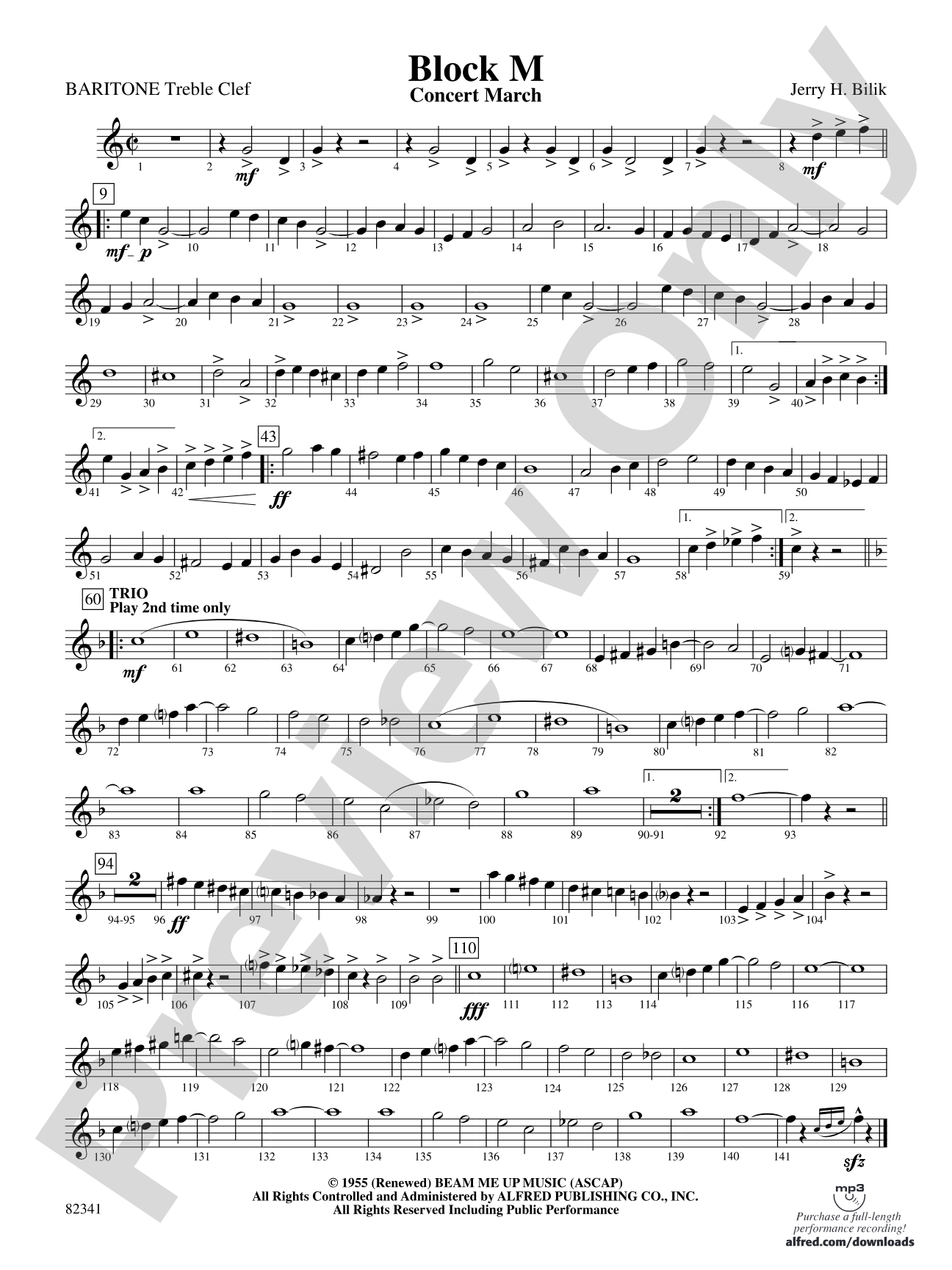 Block M: Baritone T.C.