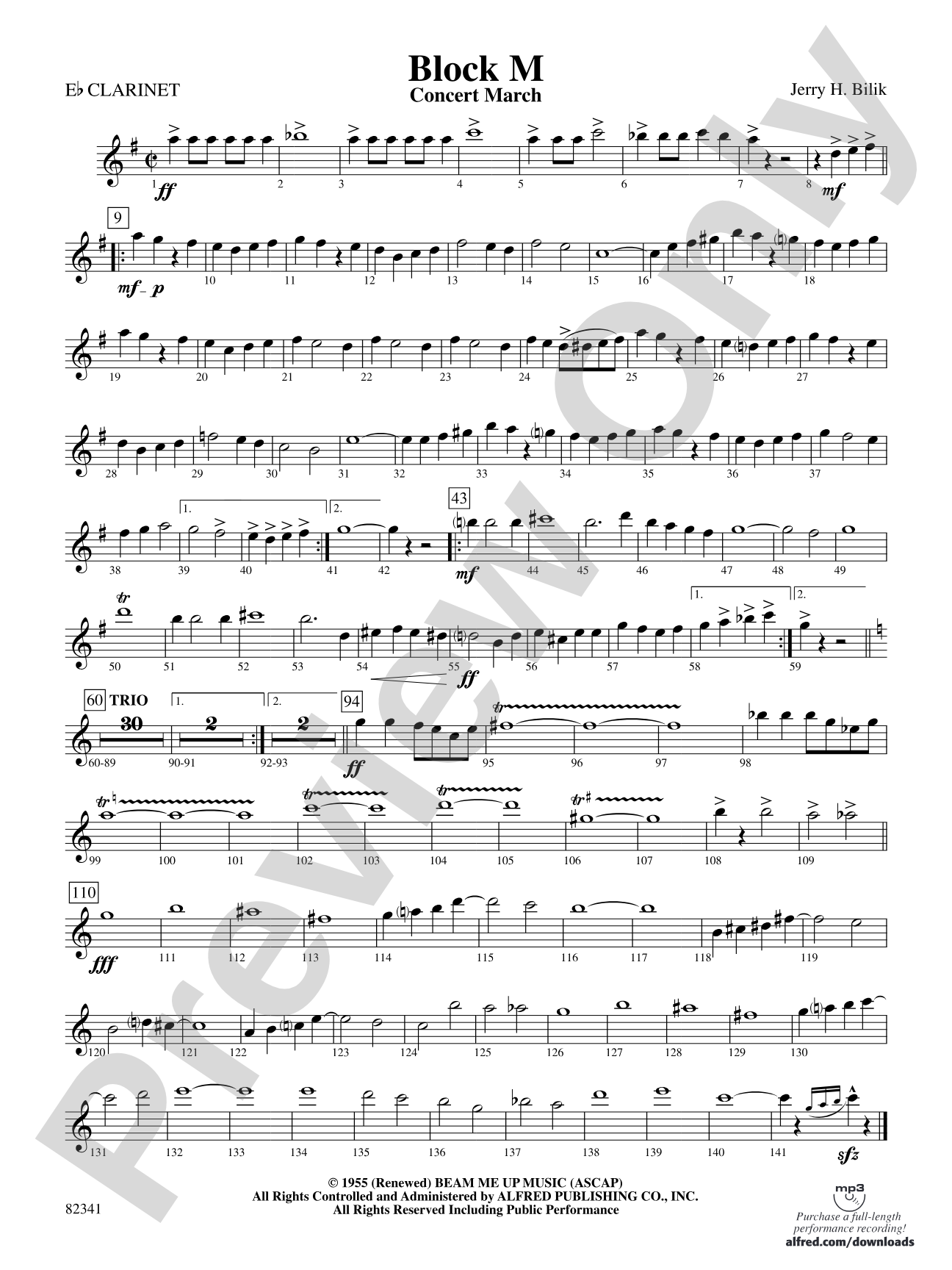 Block M: E-flat Soprano Clarinet