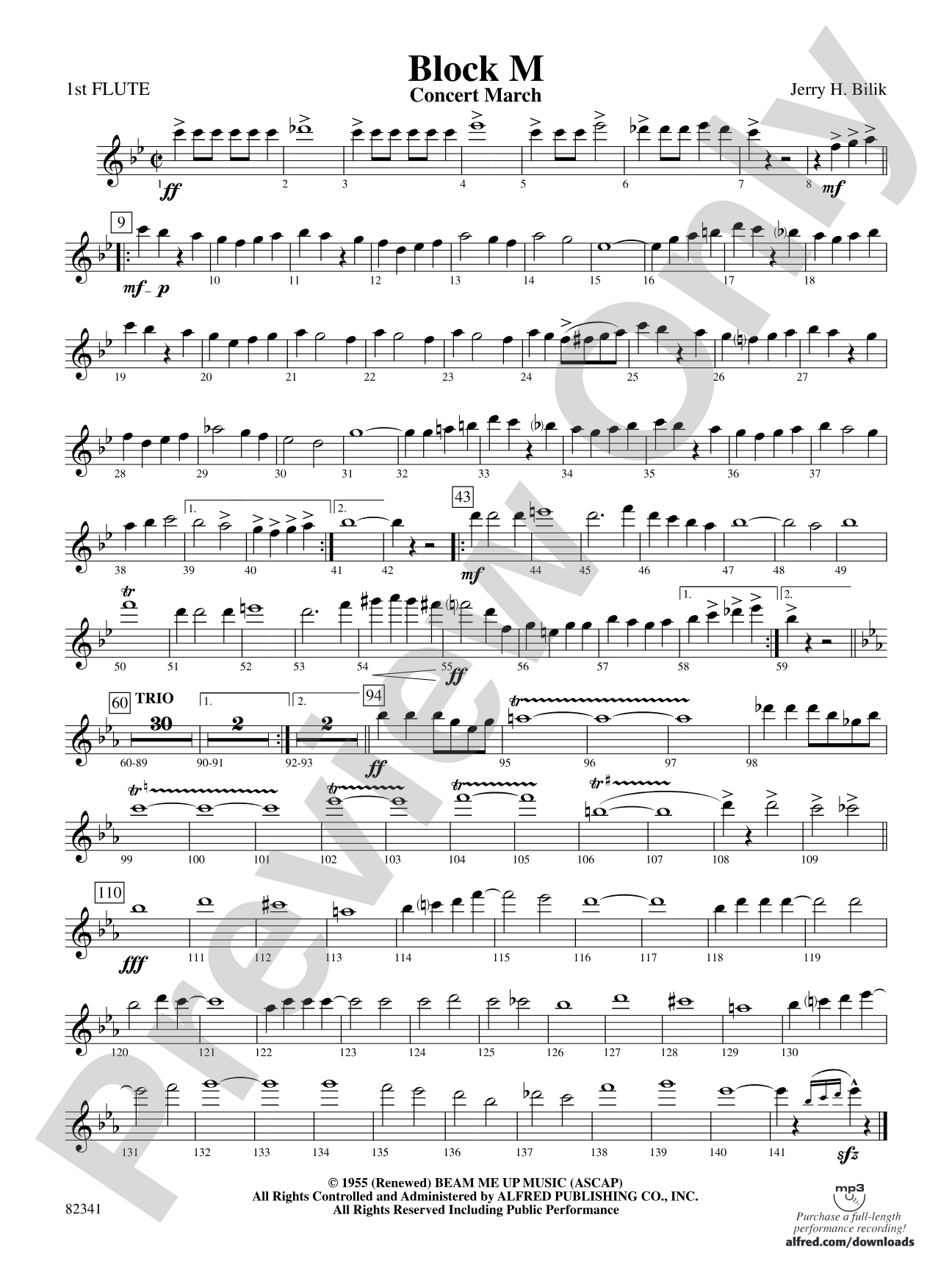 Block M: Flute