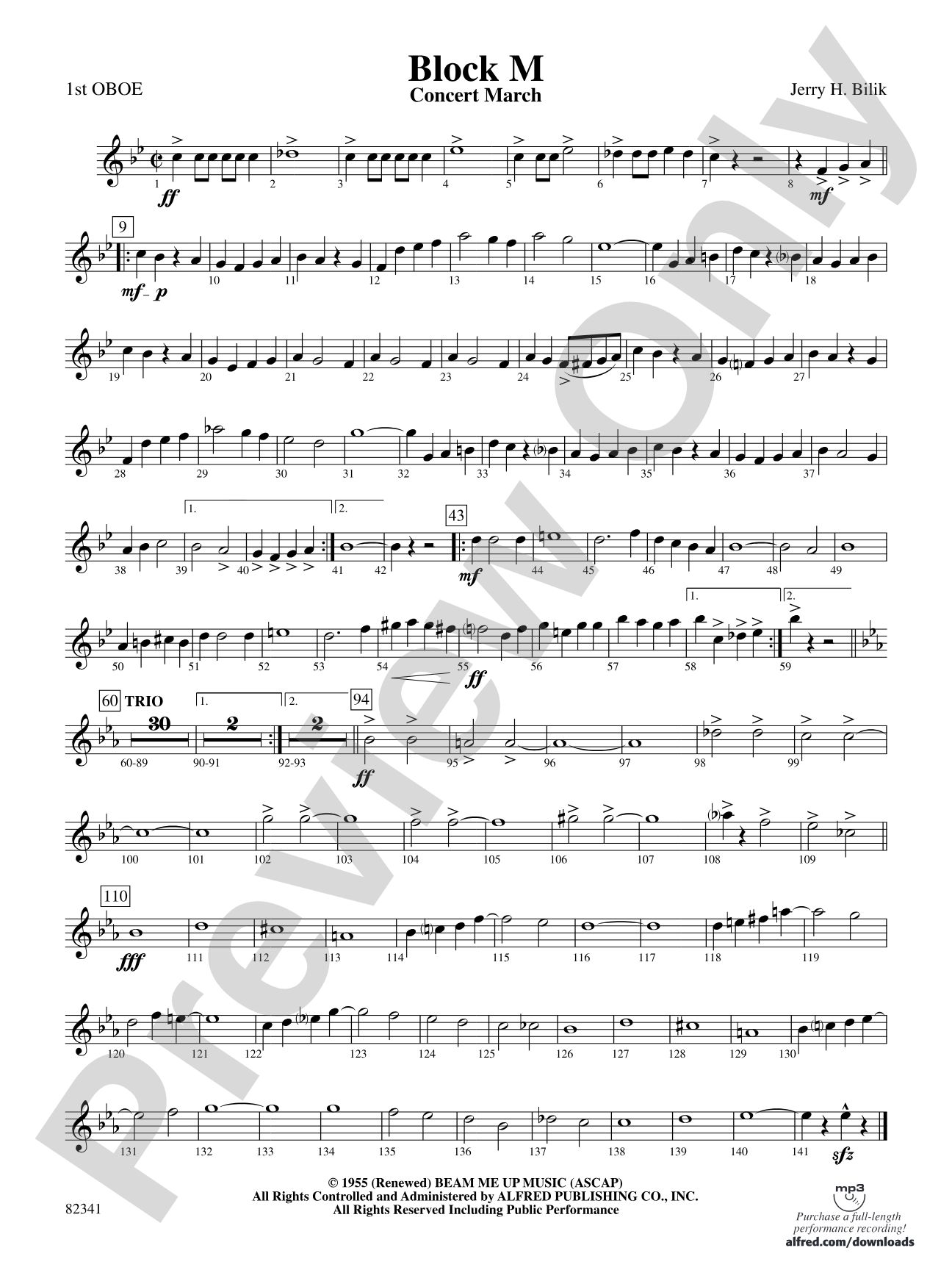 Block M: Oboe
