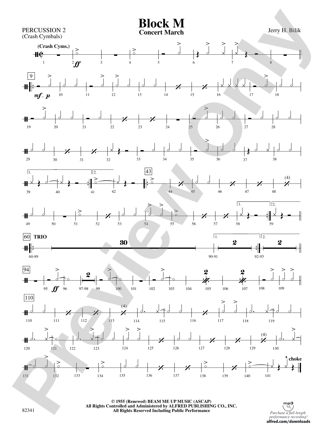 Block M: 2nd Percussion
