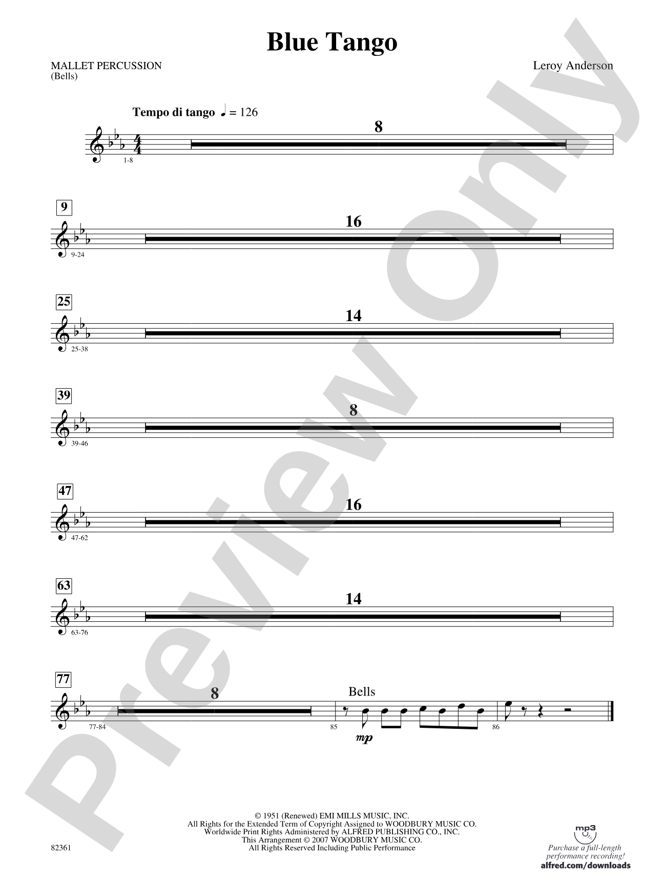 Blue Tango: Mallets