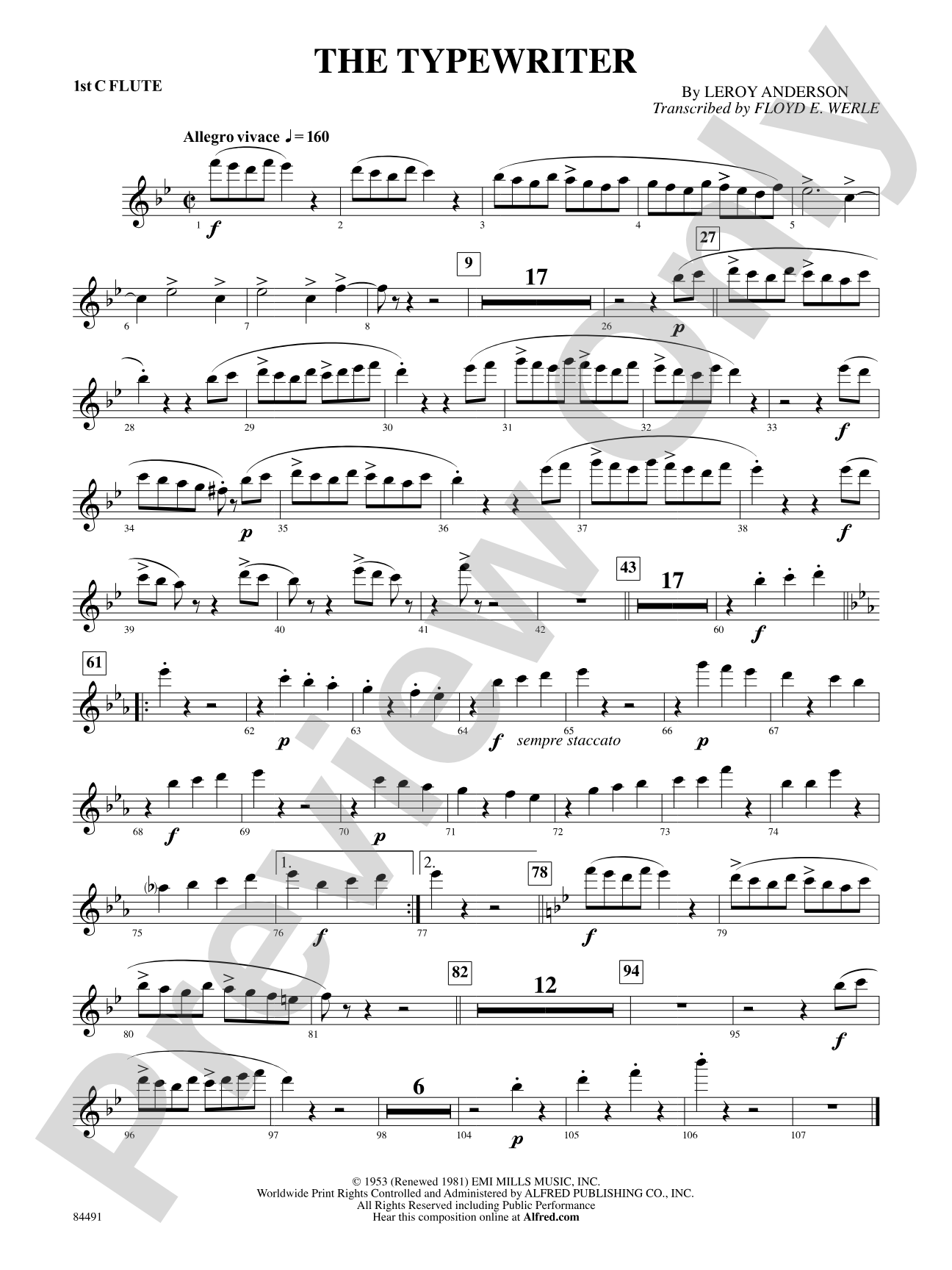 The Typewriter: Flute