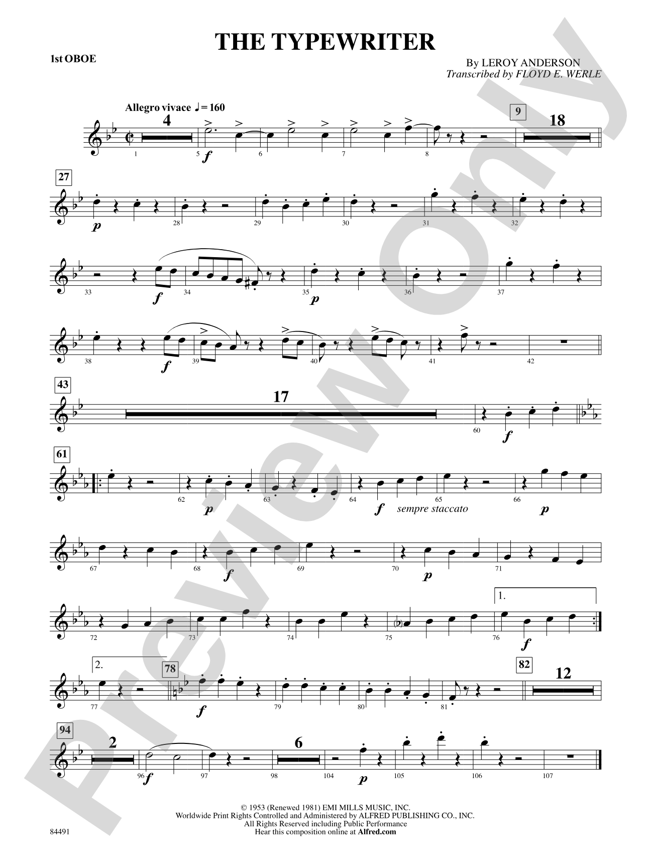 The Typewriter: Oboe