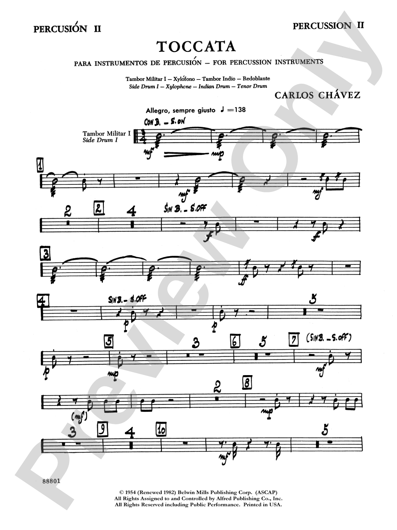 Toccata: 2nd Percussion