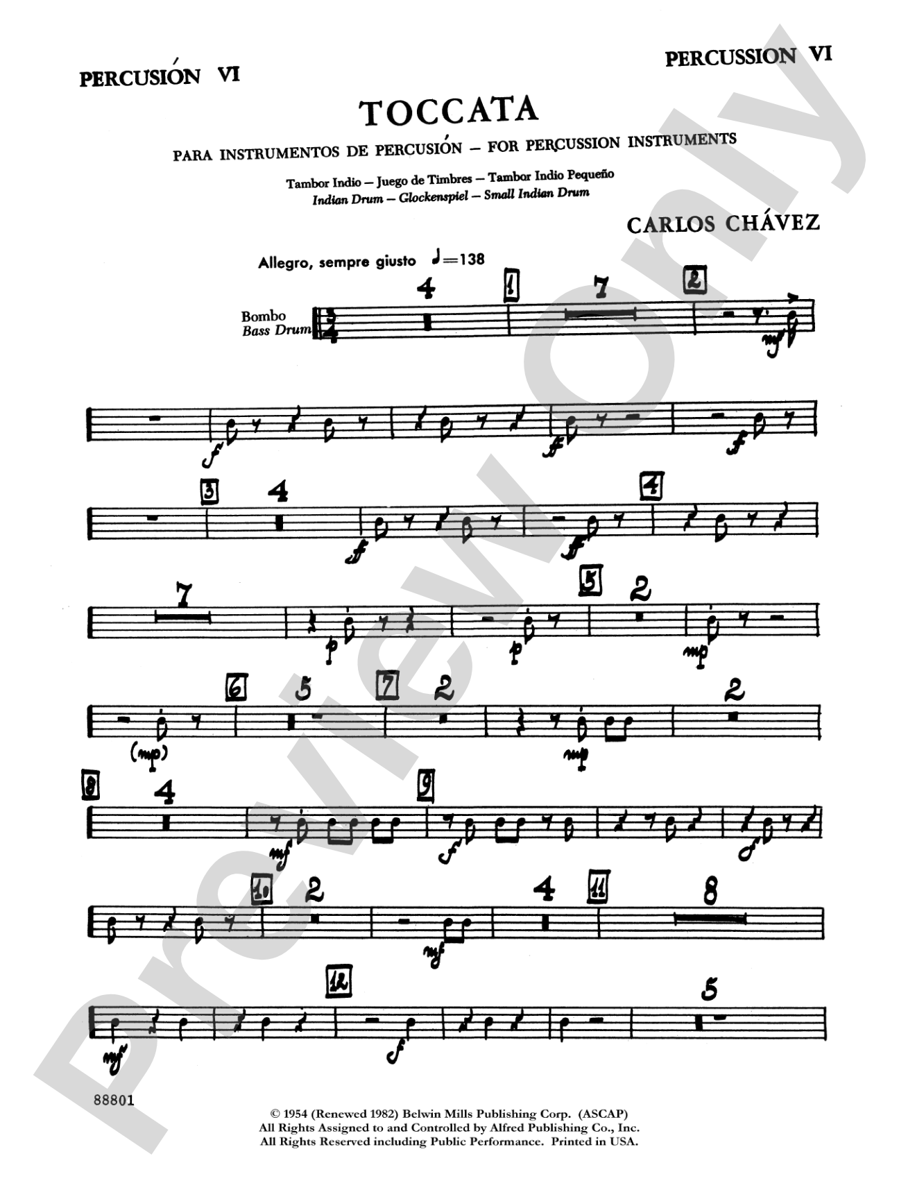 Toccata: 6th Percussion