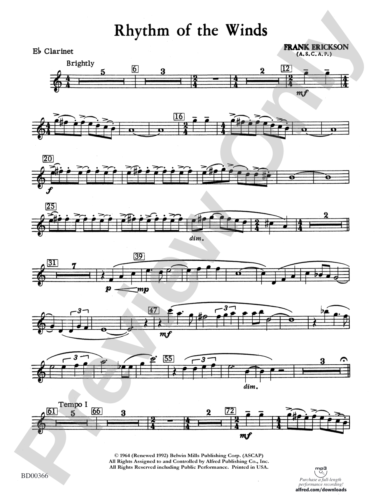 Rhythm of the Winds: E-flat Soprano Clarinet