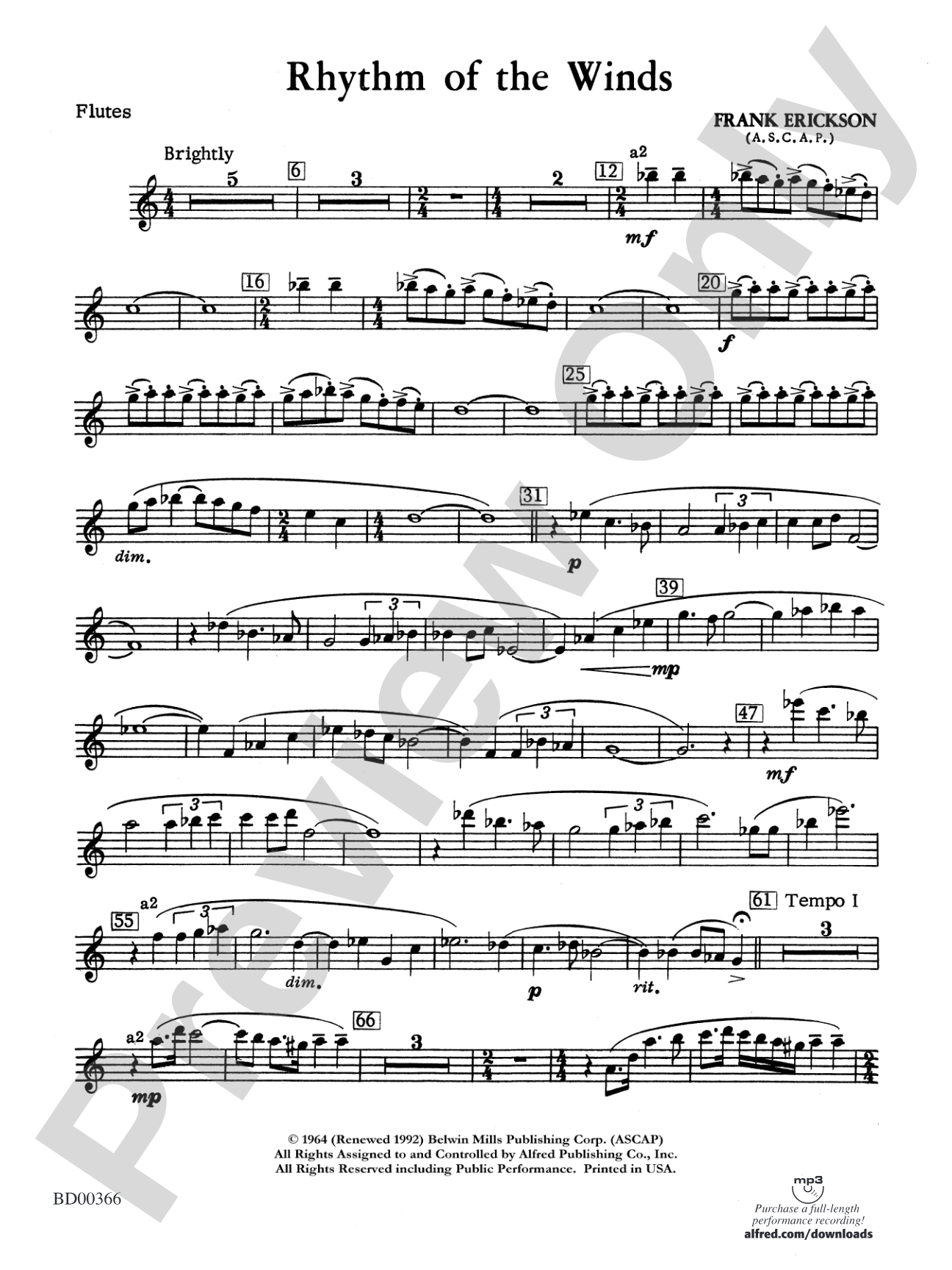 Rhythm of the Winds: Flute