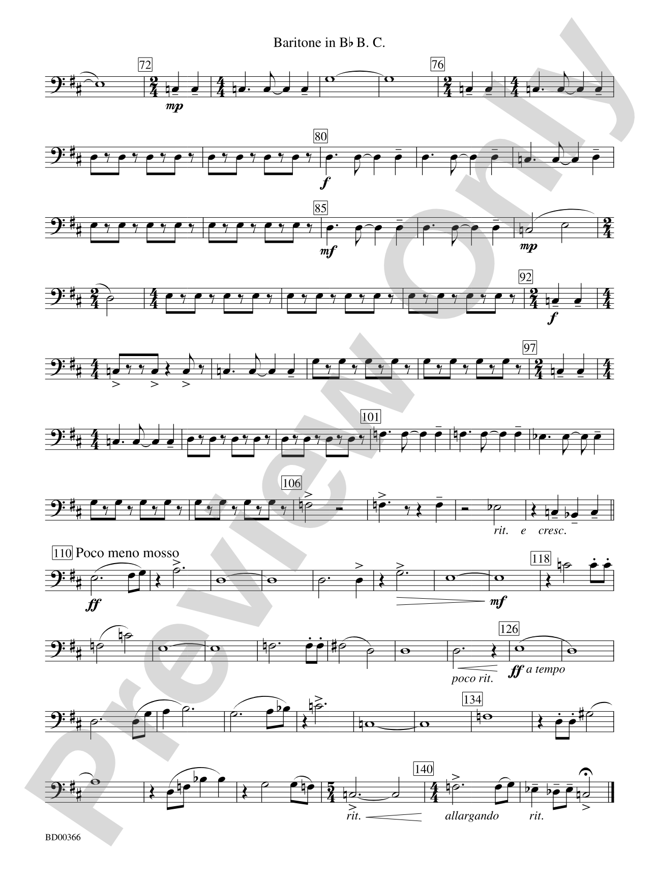 Rhythm of the Winds: (wp) B-flat Baritone B.C.
