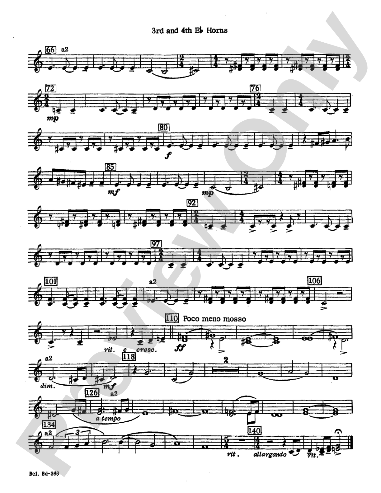 Rhythm of the Winds: (wp) 3rd & 4th Horngs in E-flat