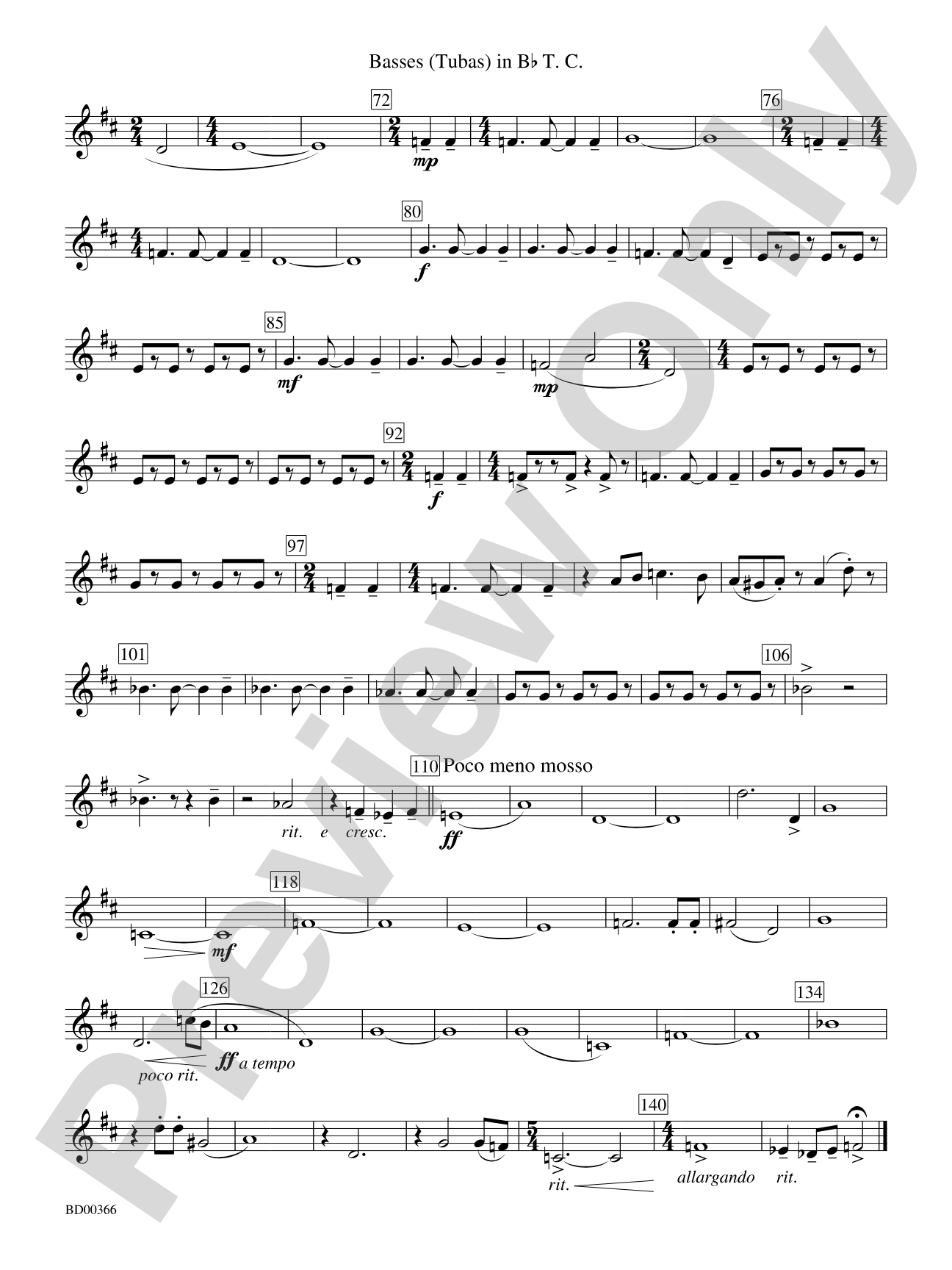 Rhythm of the Winds: (wp) B-flat Tuba T.C.