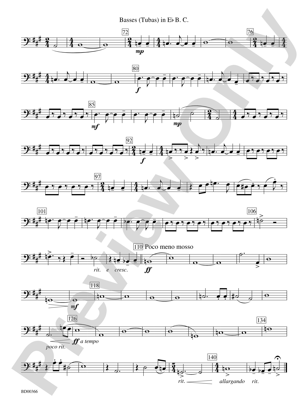 Rhythm of the Winds: (wp) E-flat Tuba B.C.