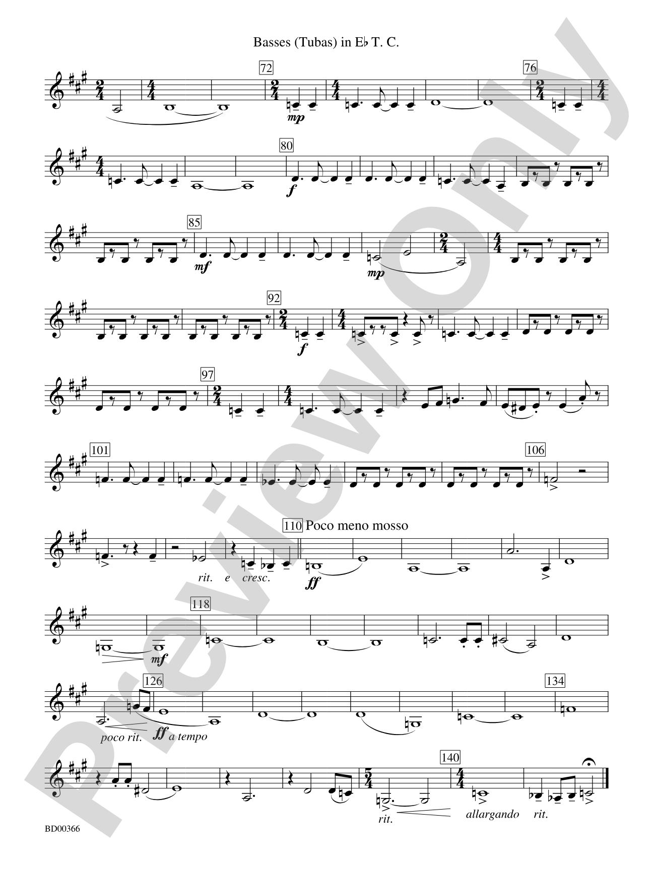 Rhythm of the Winds: (wp) E-flat Tuba T.C.