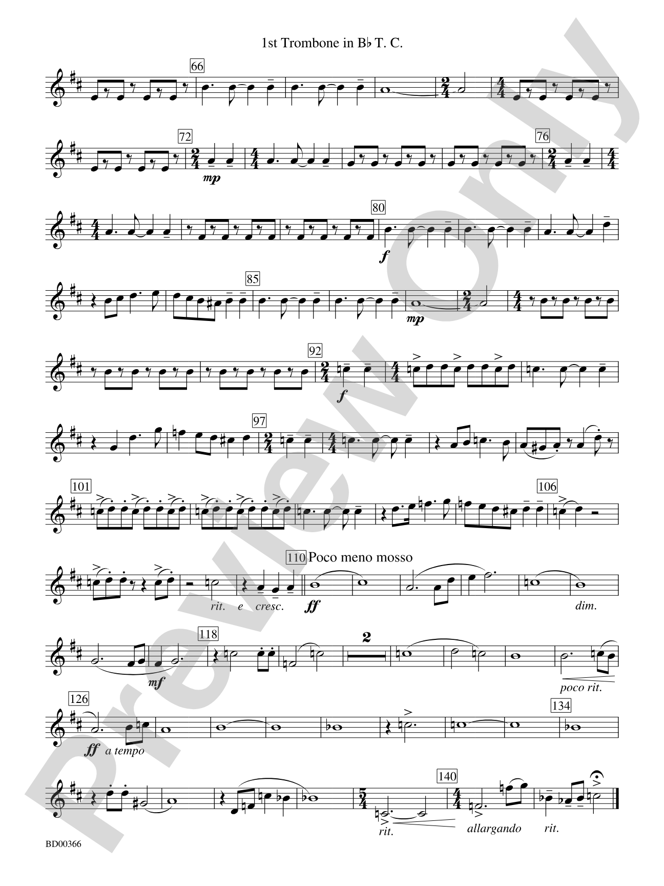 Rhythm of the Winds: (wp) 1st B-flat Trombone T.C.