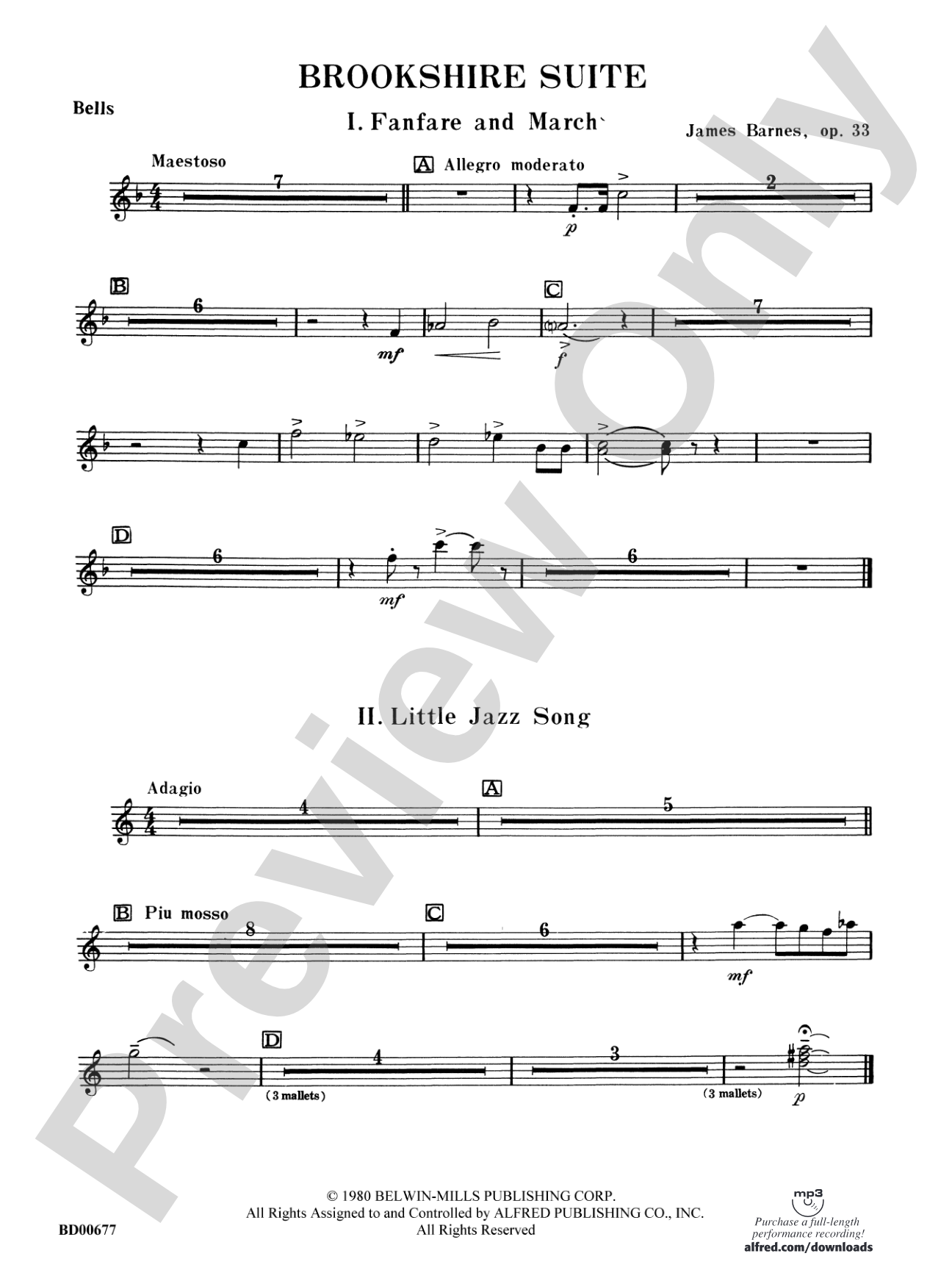 Brookshire Suite: Bells