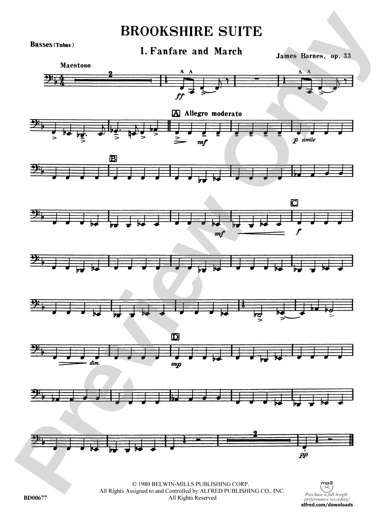 Brookshire Suite: Tuba