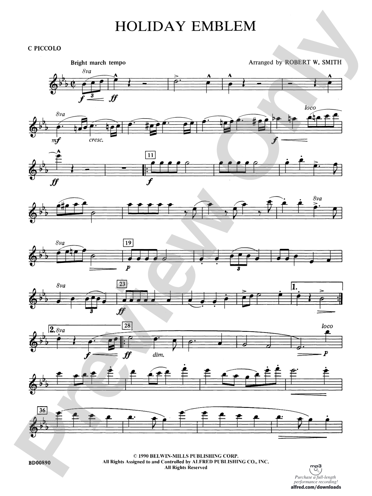 Holiday Emblem: Piccolo