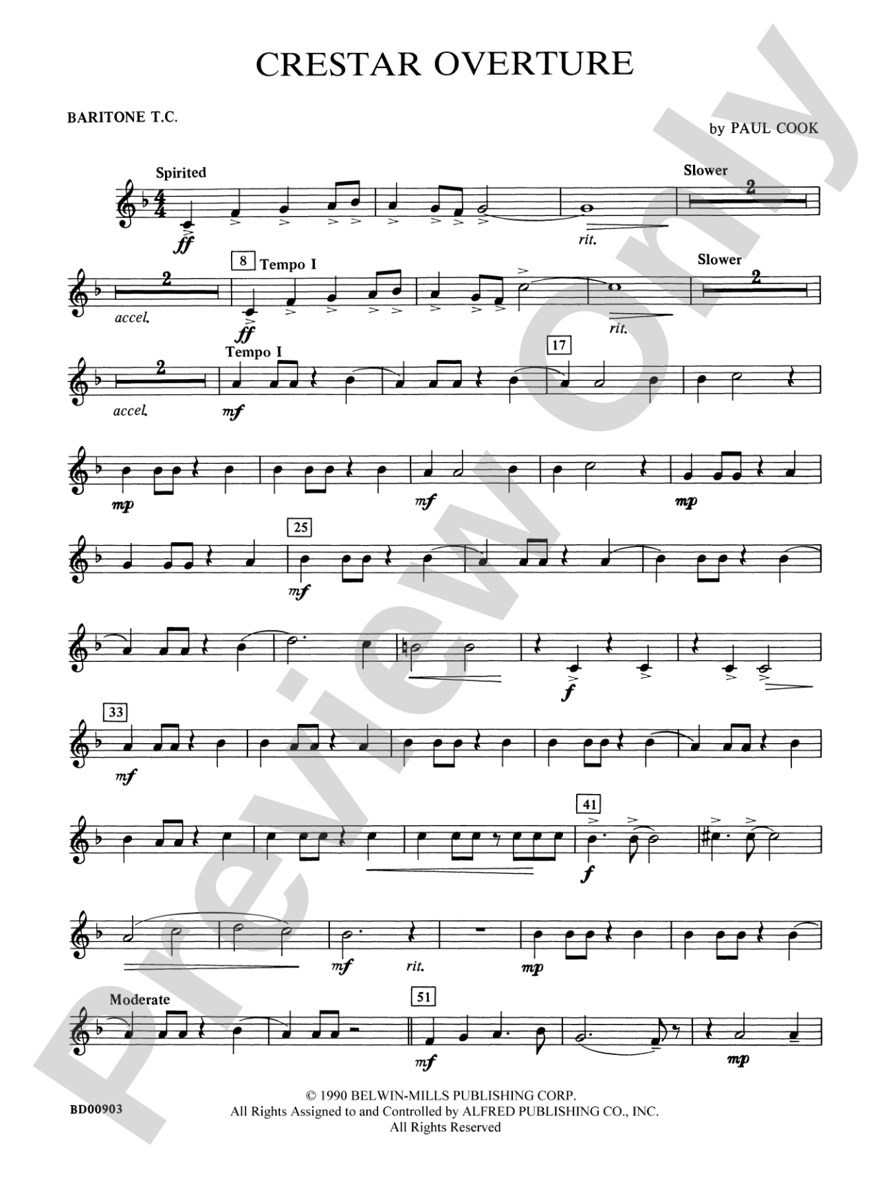 Crestar Overture: Baritone T.C.