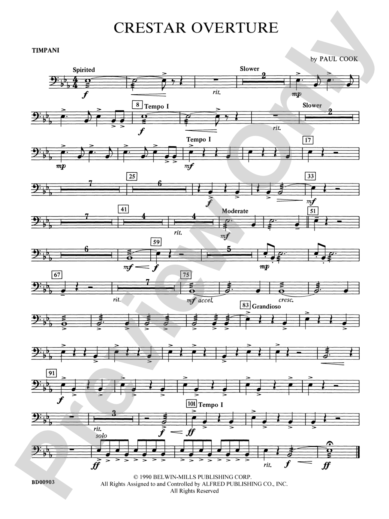 Crestar Overture: Timpani
