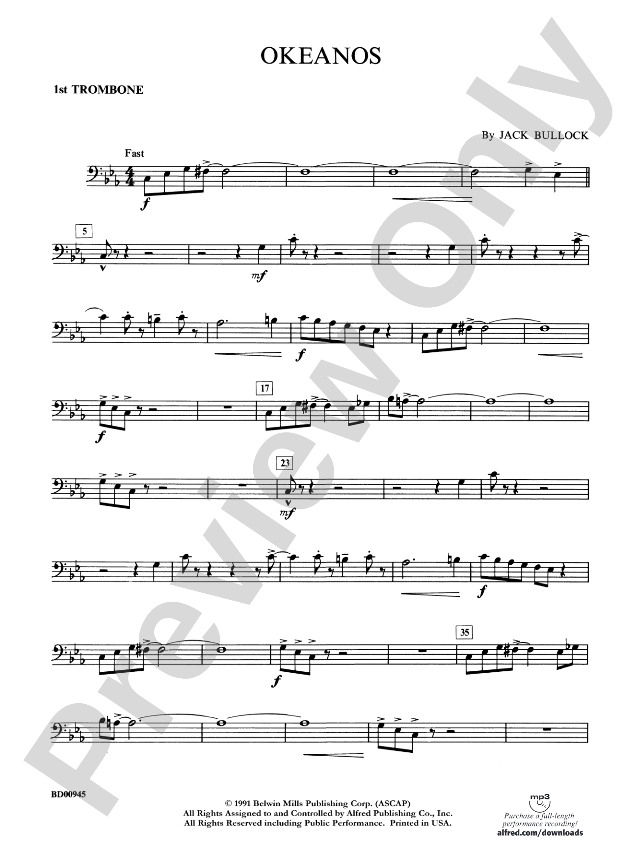 Okeanos: 1st Trombone