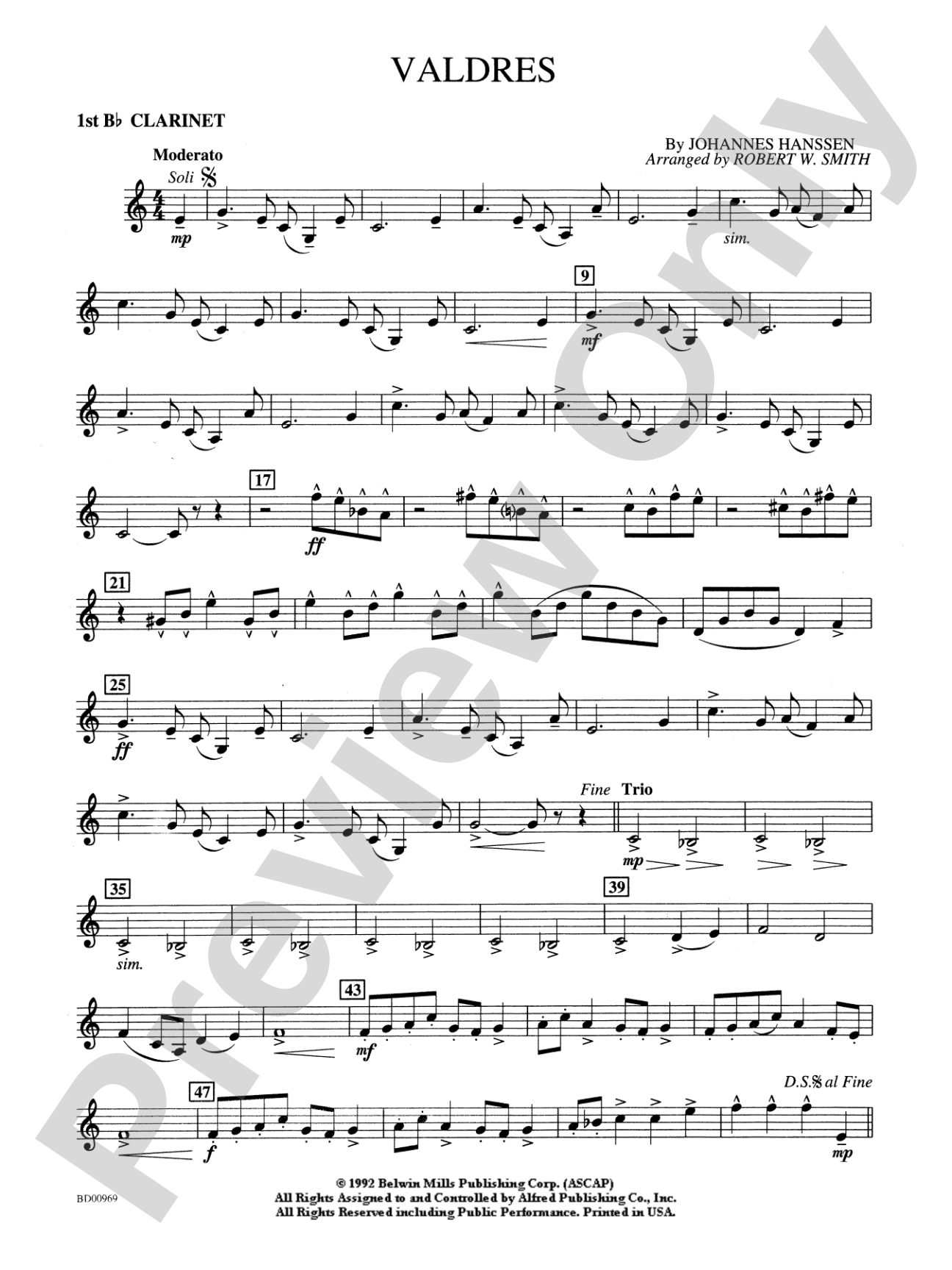 Valdres: 1st B-flat Clarinet