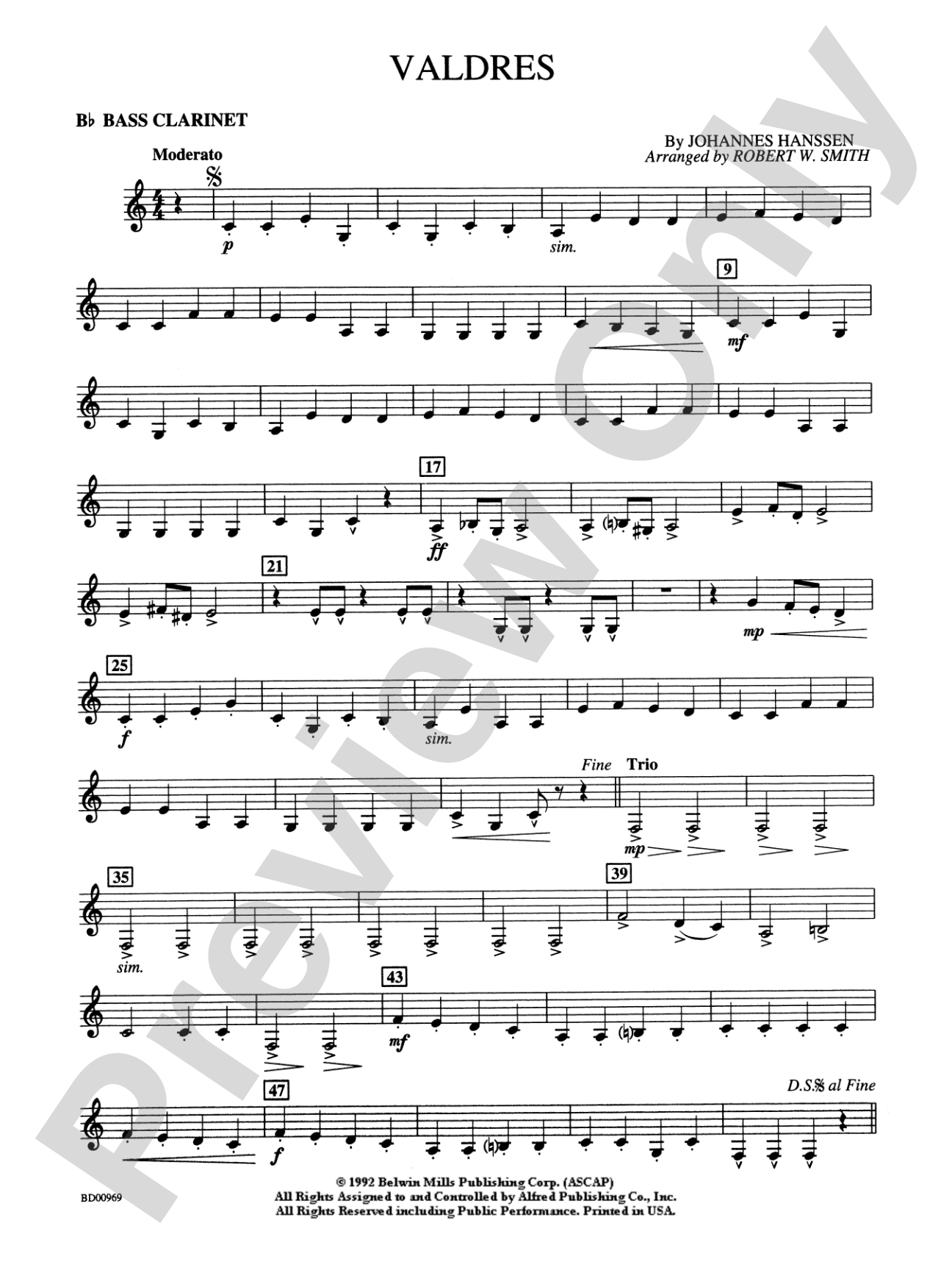 Valdres: B-flat Bass Clarinet