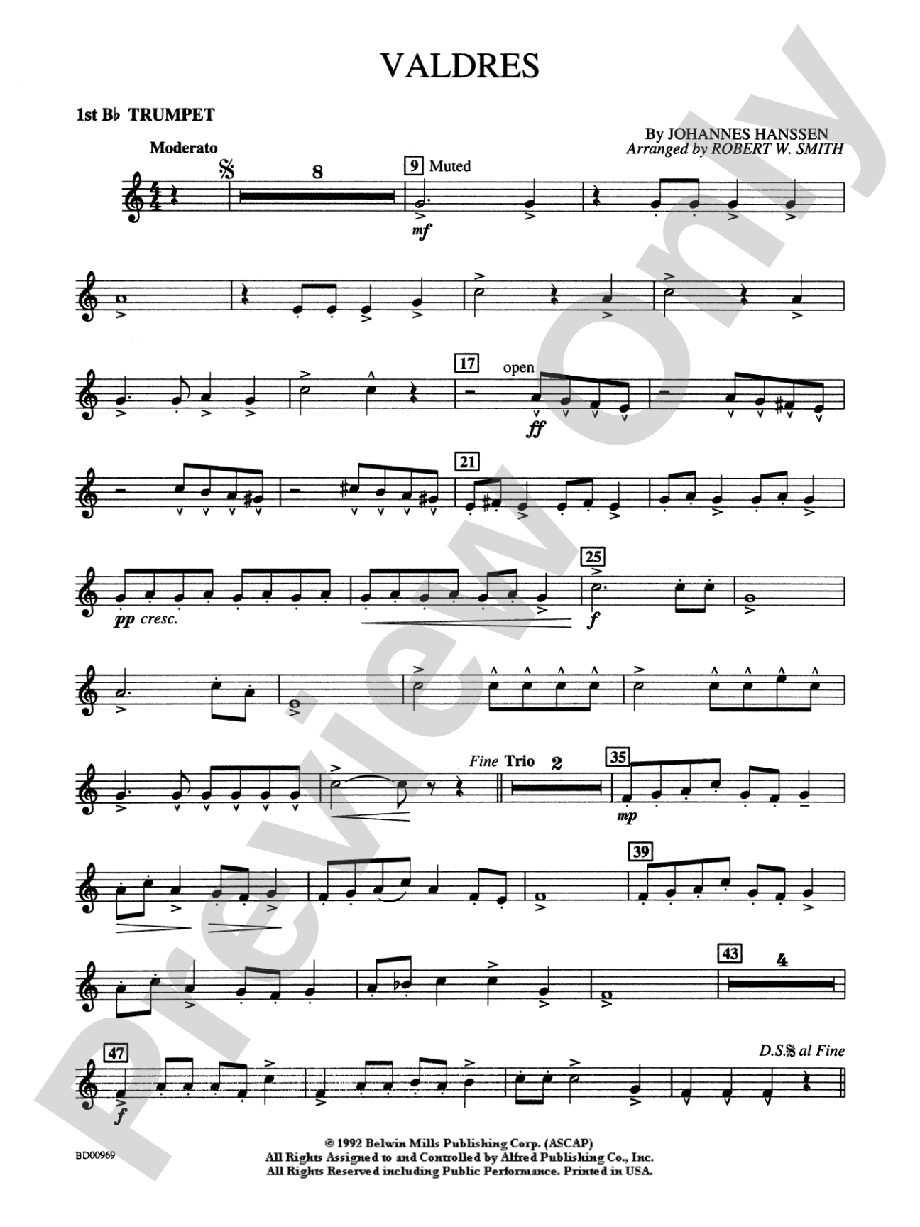 Valdres: 1st B-flat Trumpet