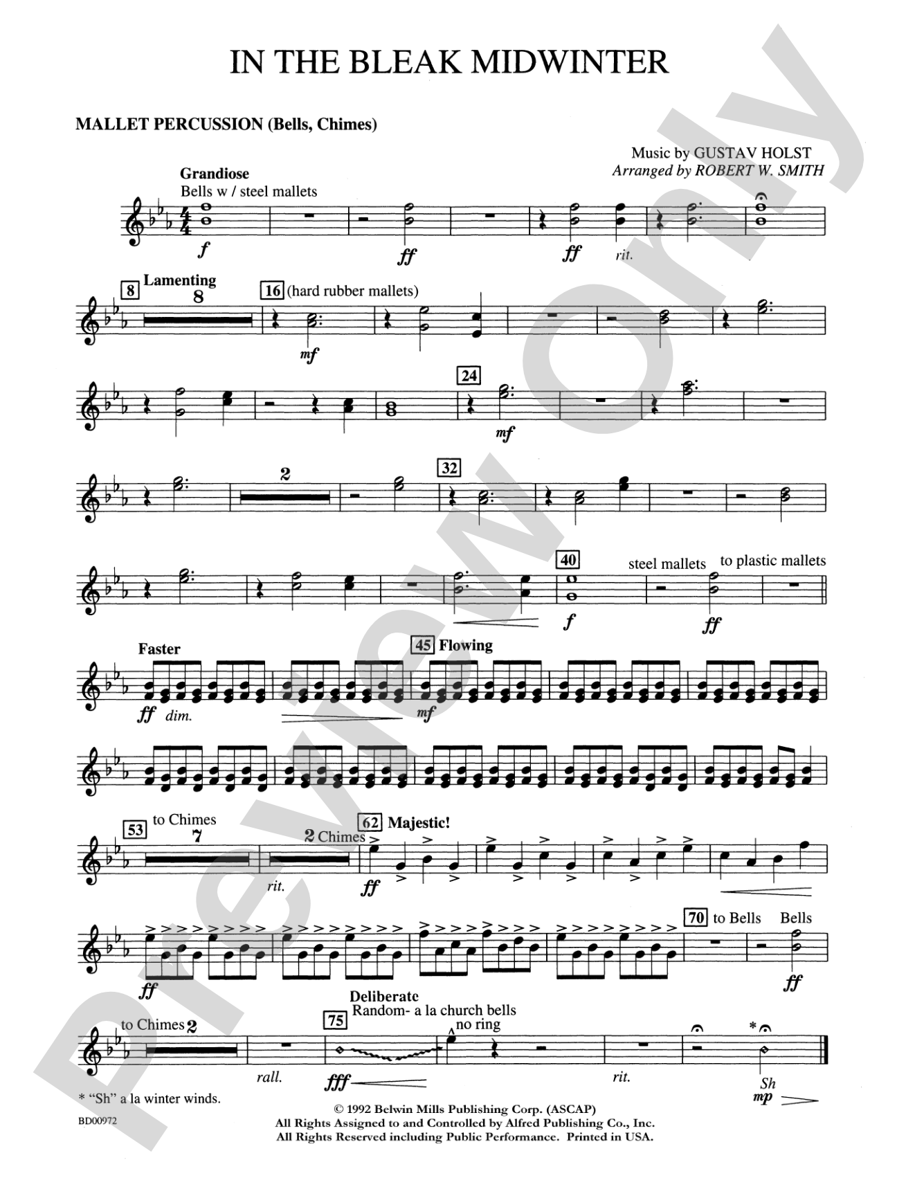 In the Bleak Midwinter: Mallets