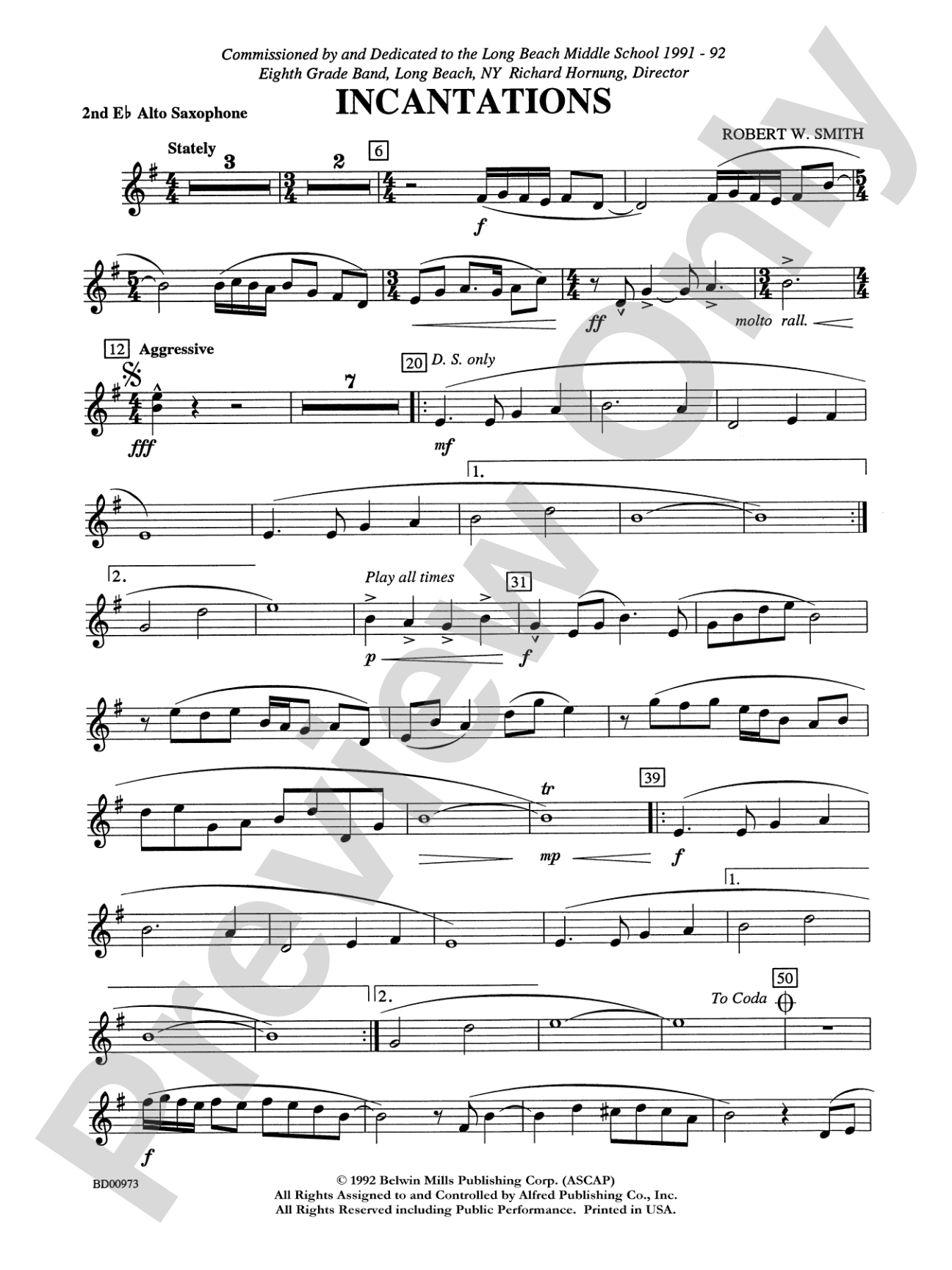 Incantations: 2nd E-flat Alto Saxophone