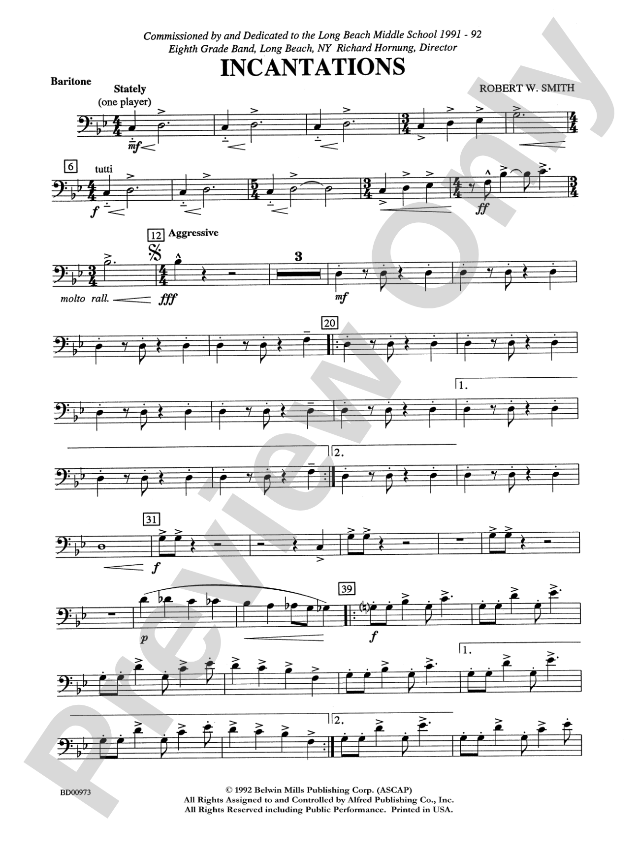 Incantations: Baritone B.C.