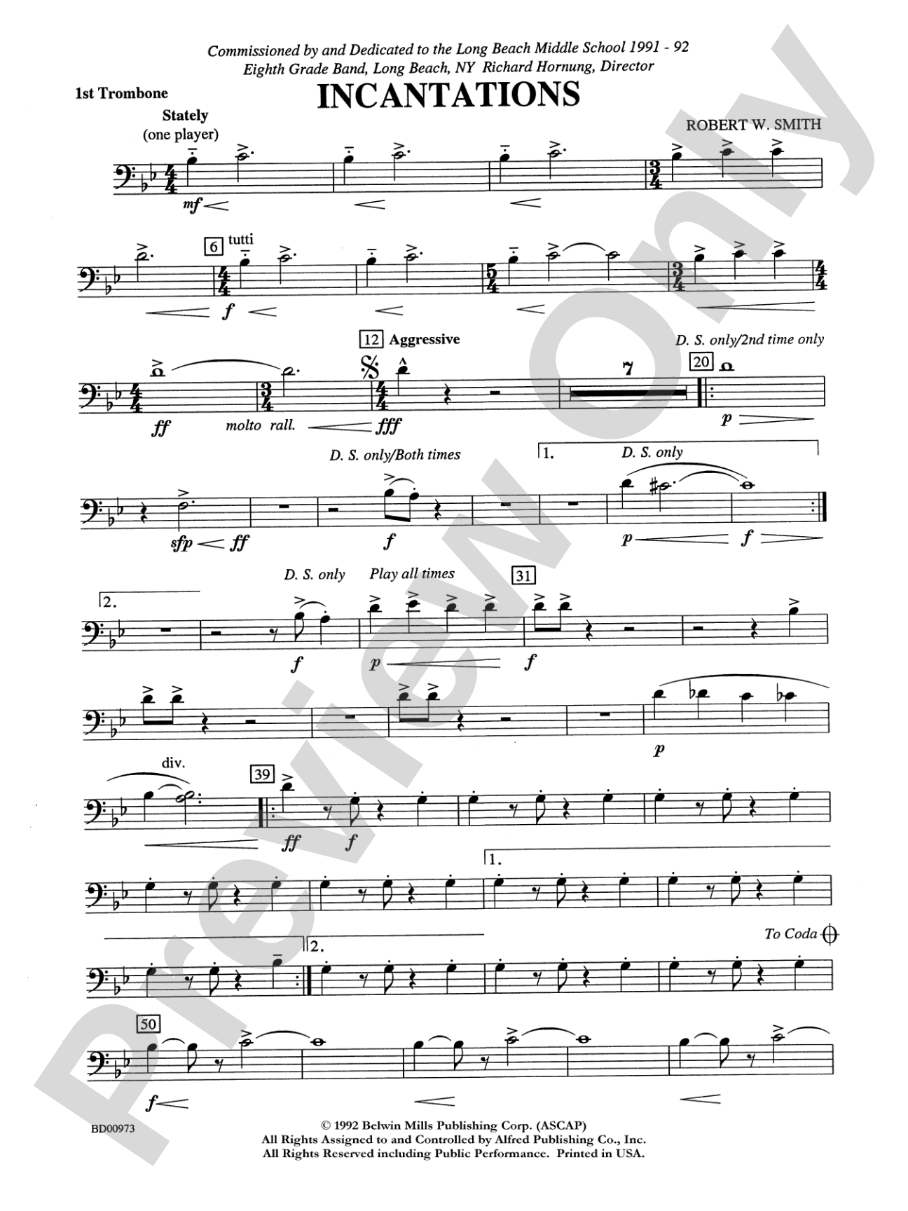 Incantations: 1st Trombone