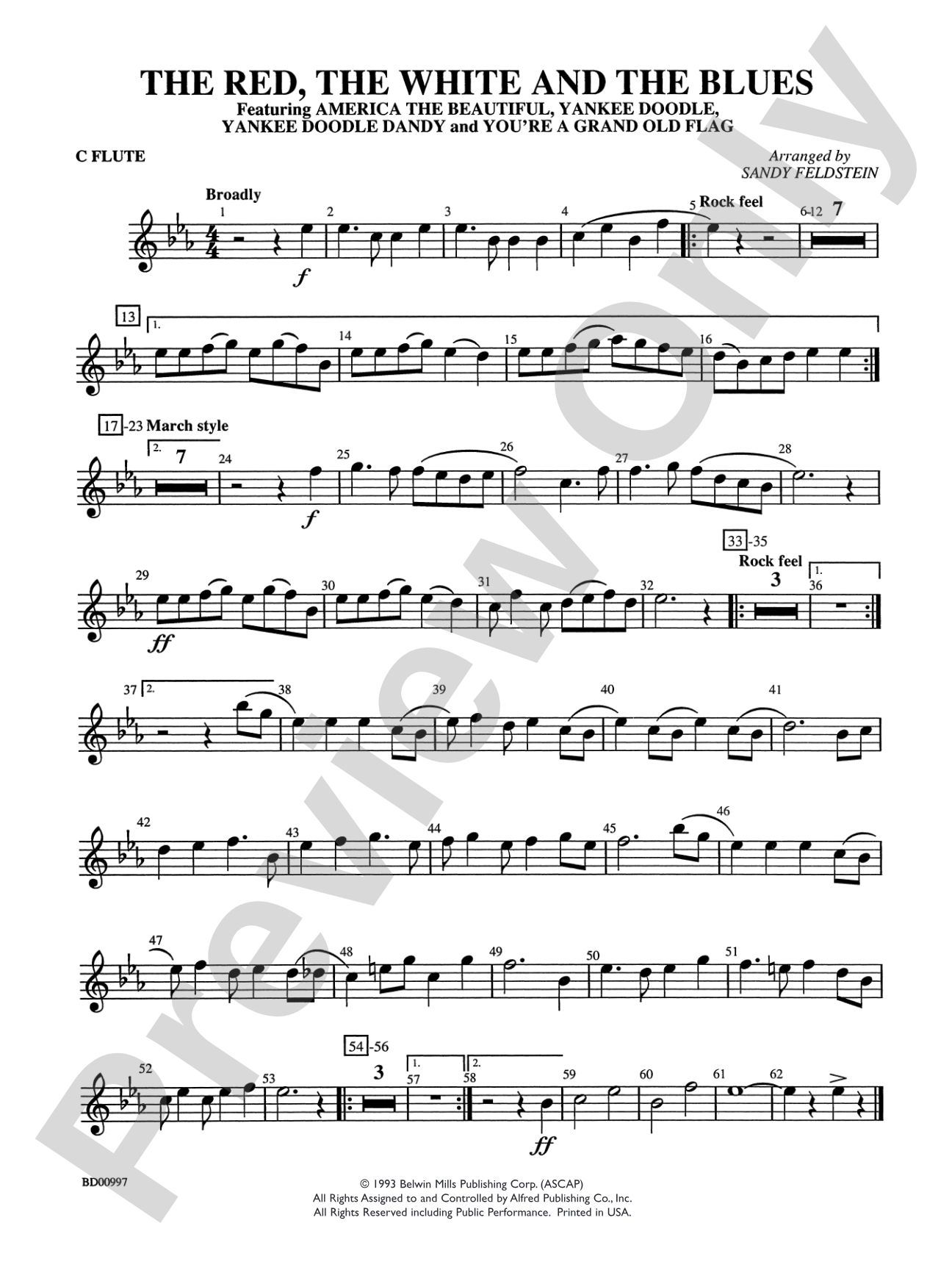 The Red, the White, and the Blues: Flute