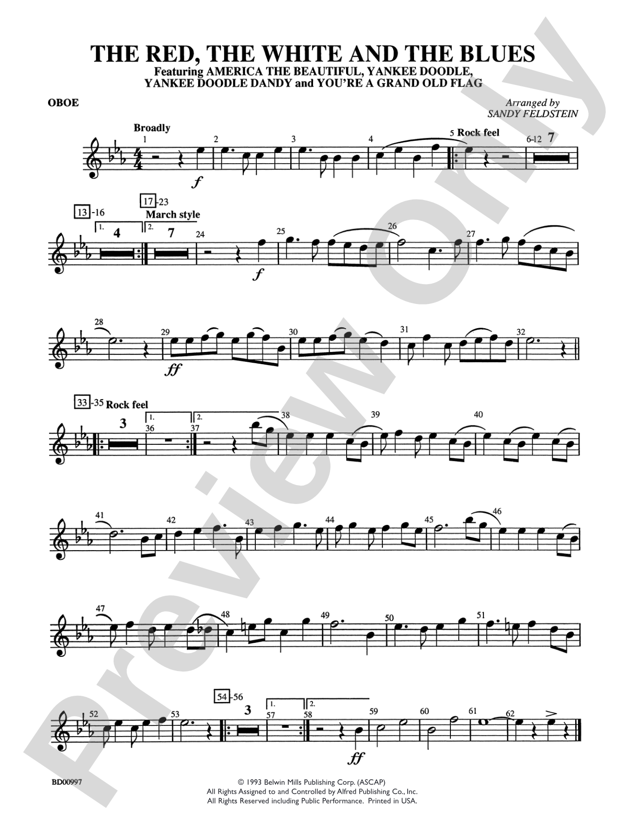 The Red, the White, and the Blues: Oboe