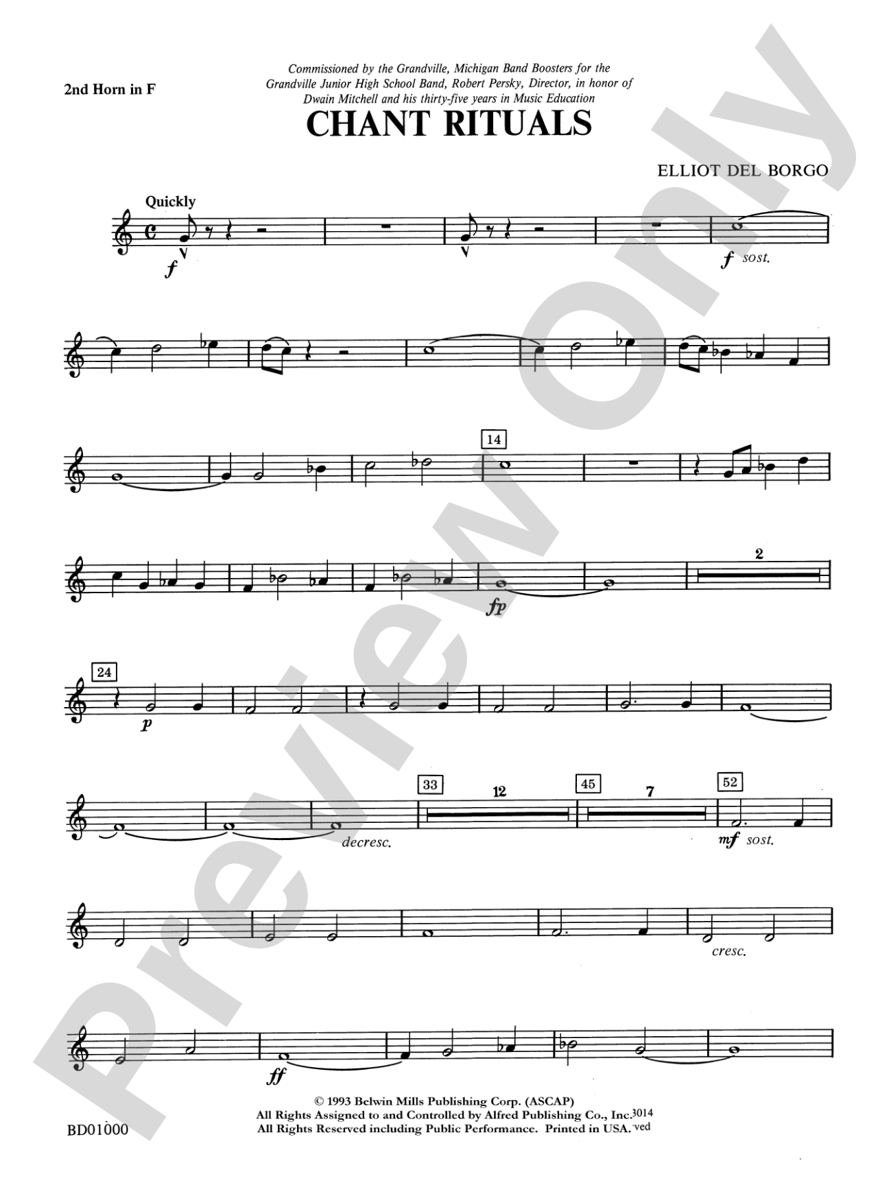 Chant Rituals: 2nd F Horn
