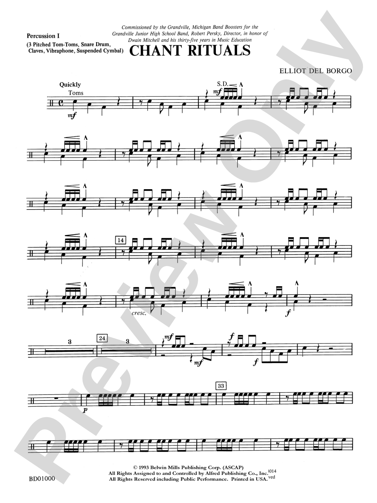 Chant Rituals: 1st Percussion