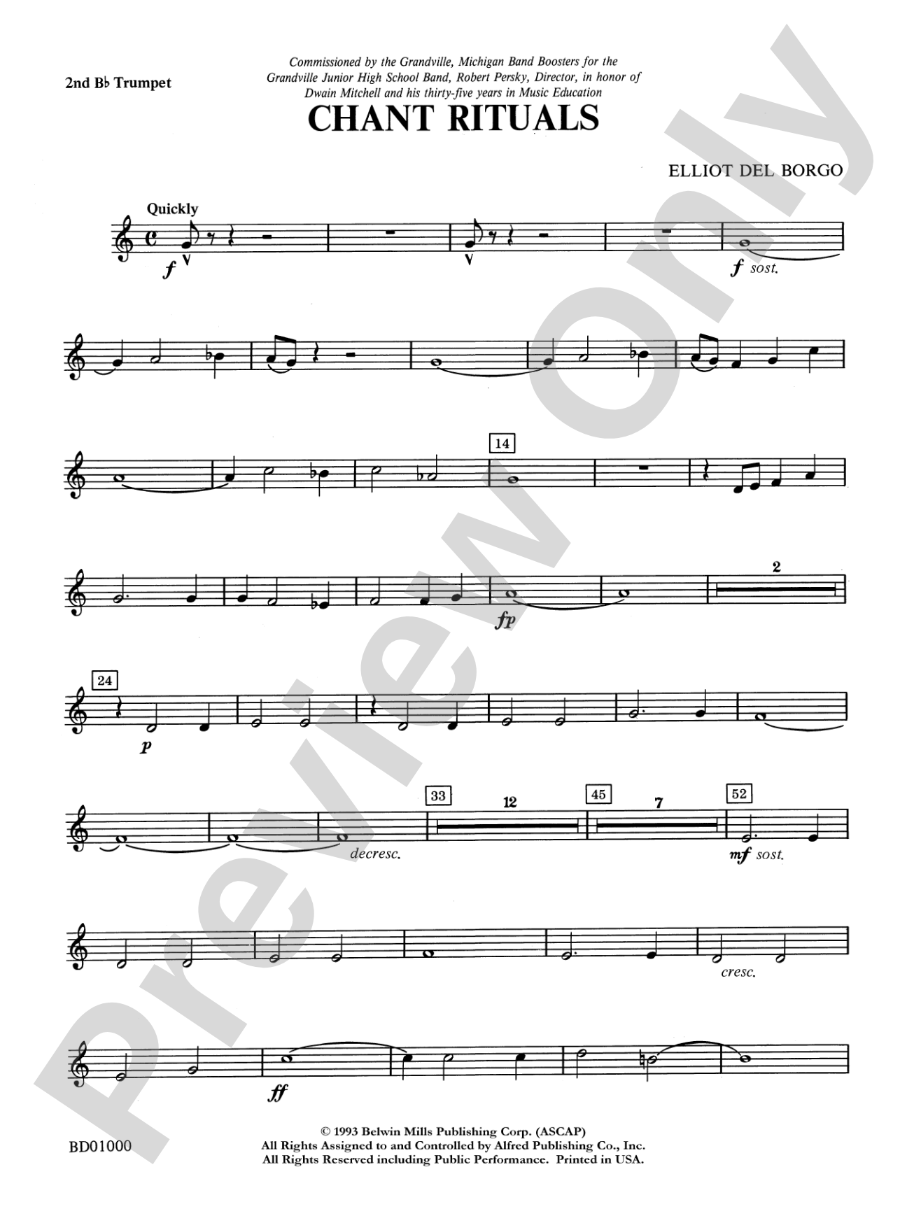 Chant Rituals: 2nd B-flat Trumpet