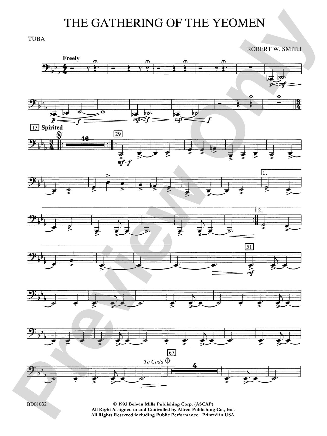 The Gathering of the Yeomen: Tuba