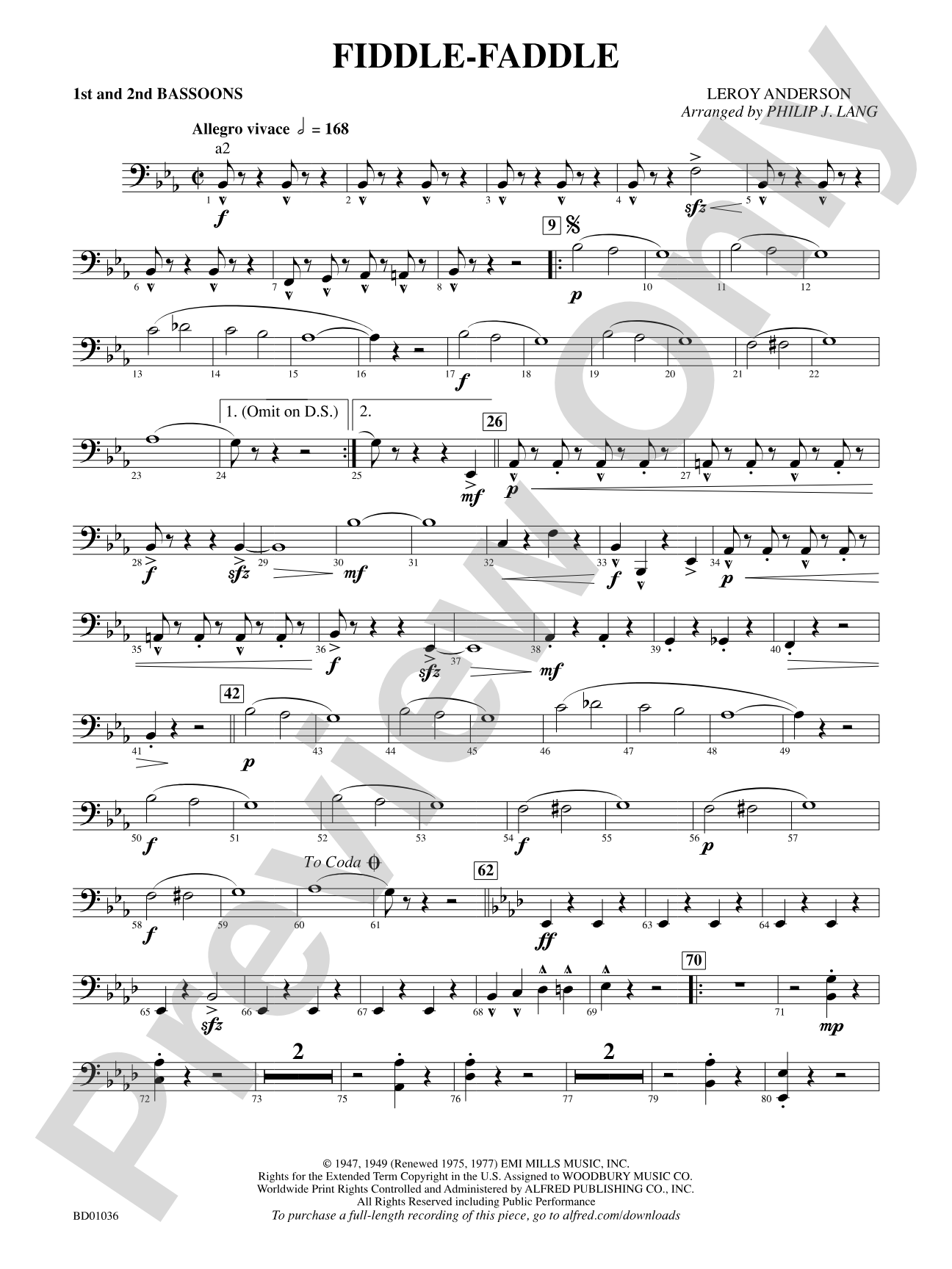 Fiddle-Faddle: Bassoon