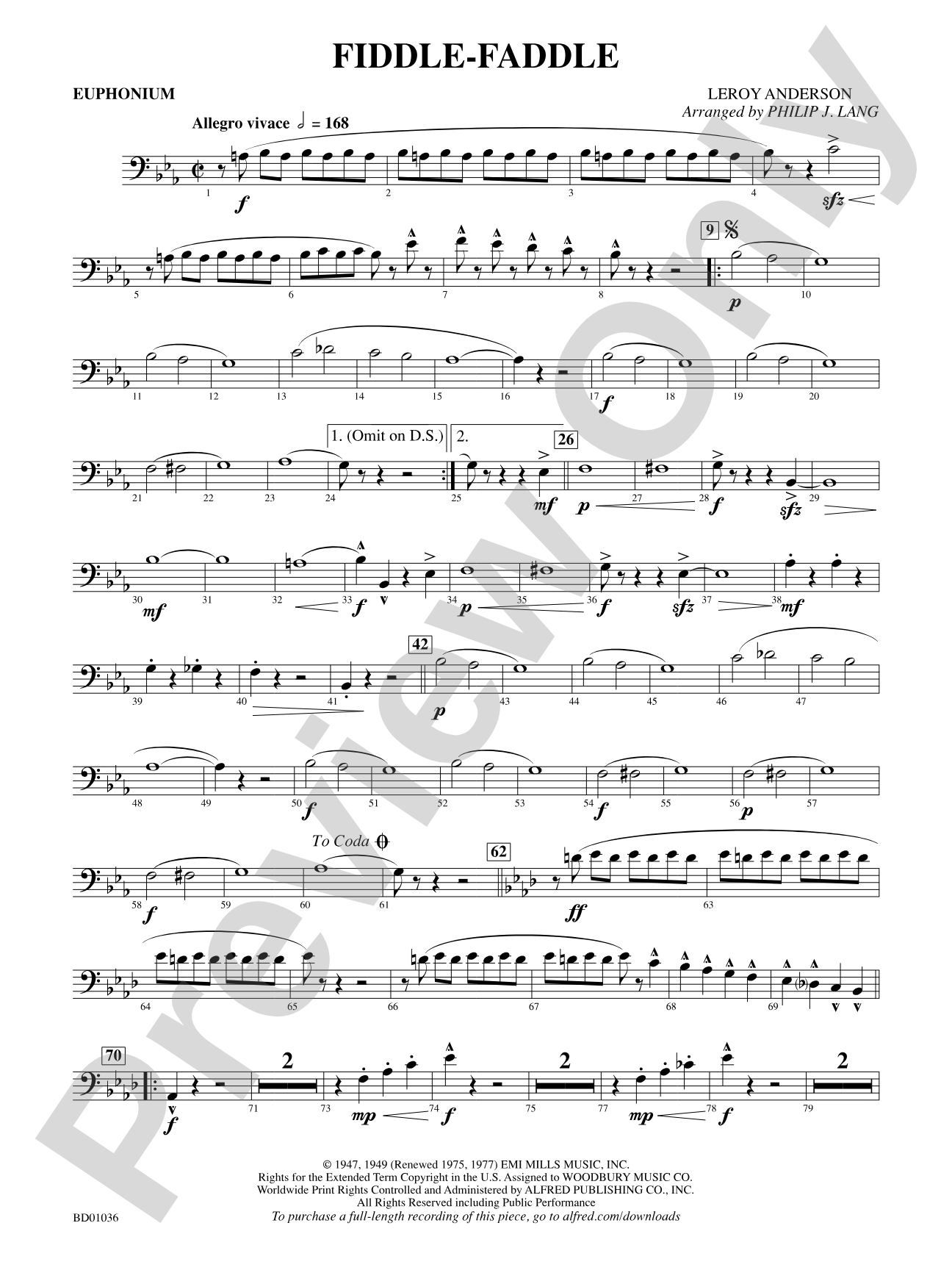 Fiddle-Faddle: Baritone B.C.