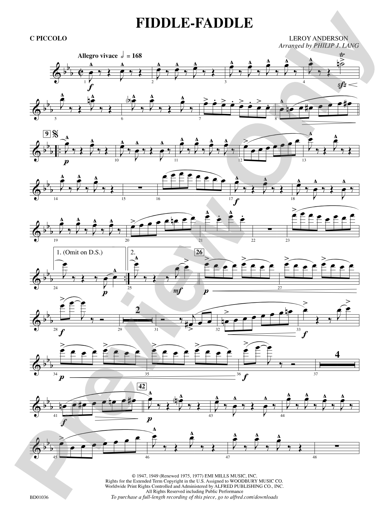 Fiddle-Faddle: Piccolo