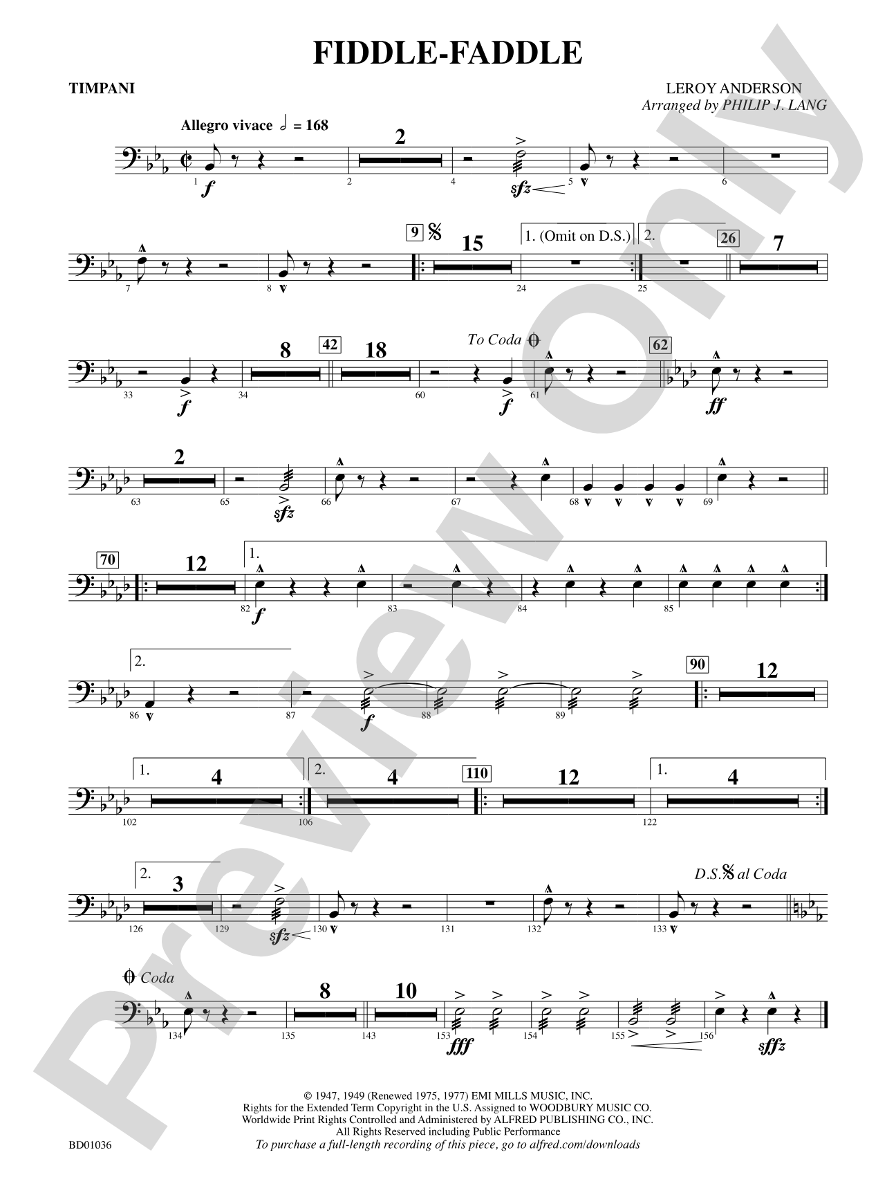 Fiddle-Faddle: Timpani