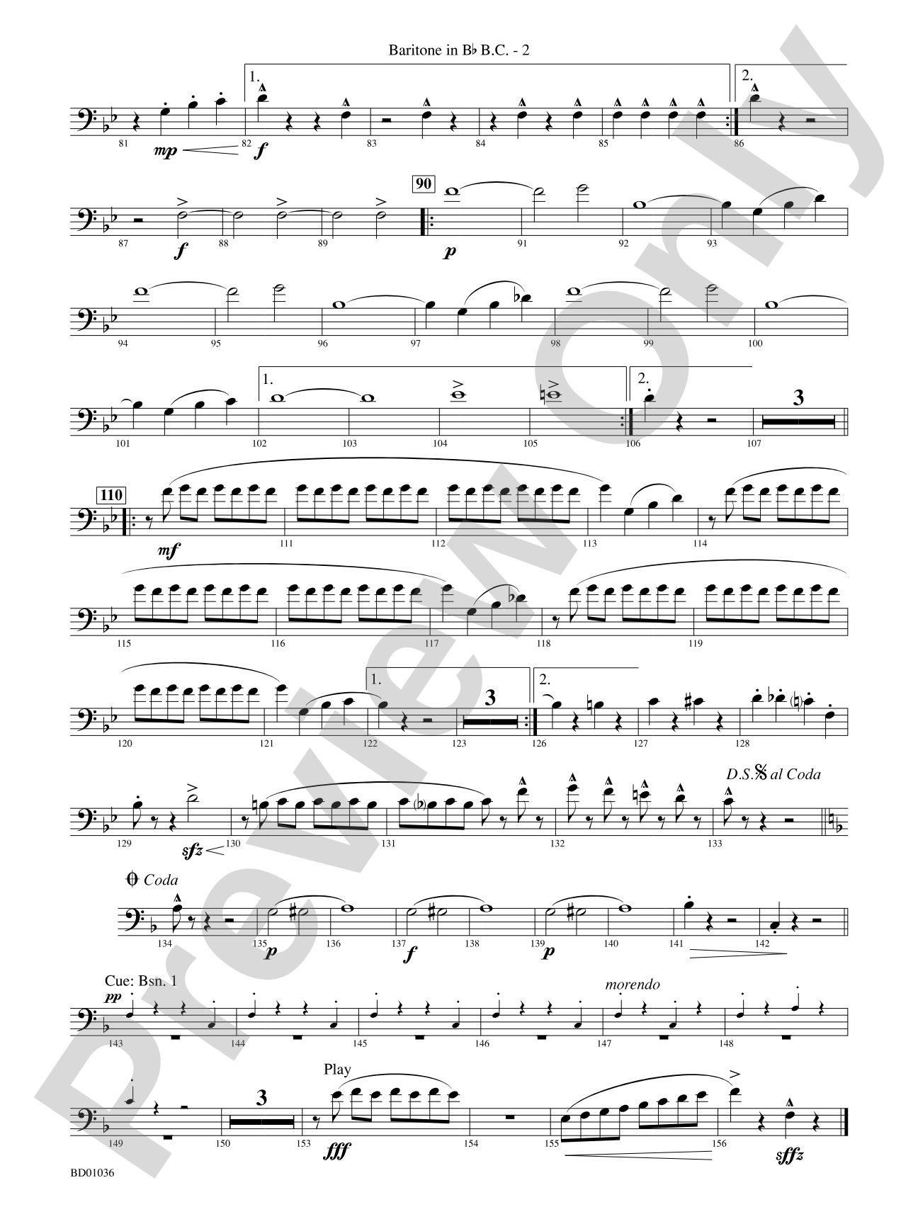 Fiddle-Faddle: (wp) B-flat Baritone B.C.