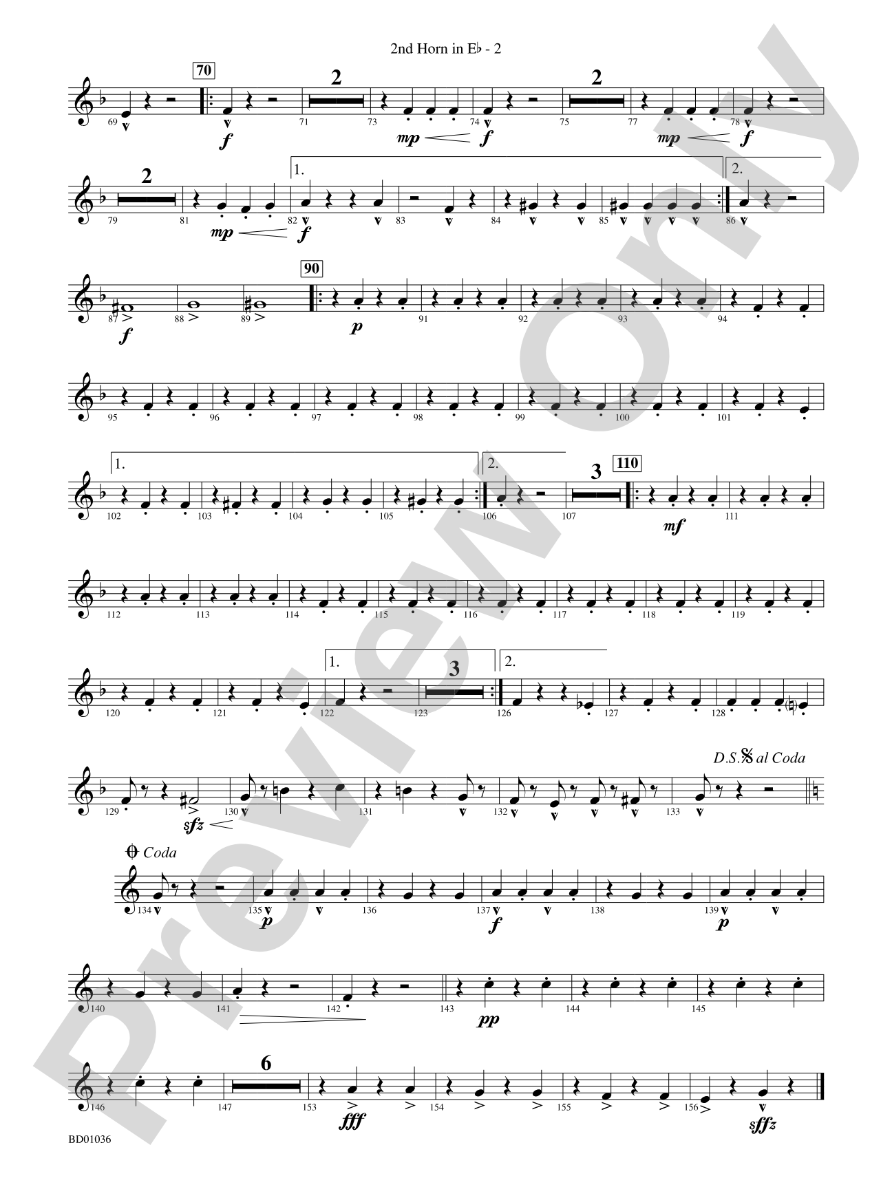 Fiddle-Faddle: (wp) 2nd Horn in E-flat