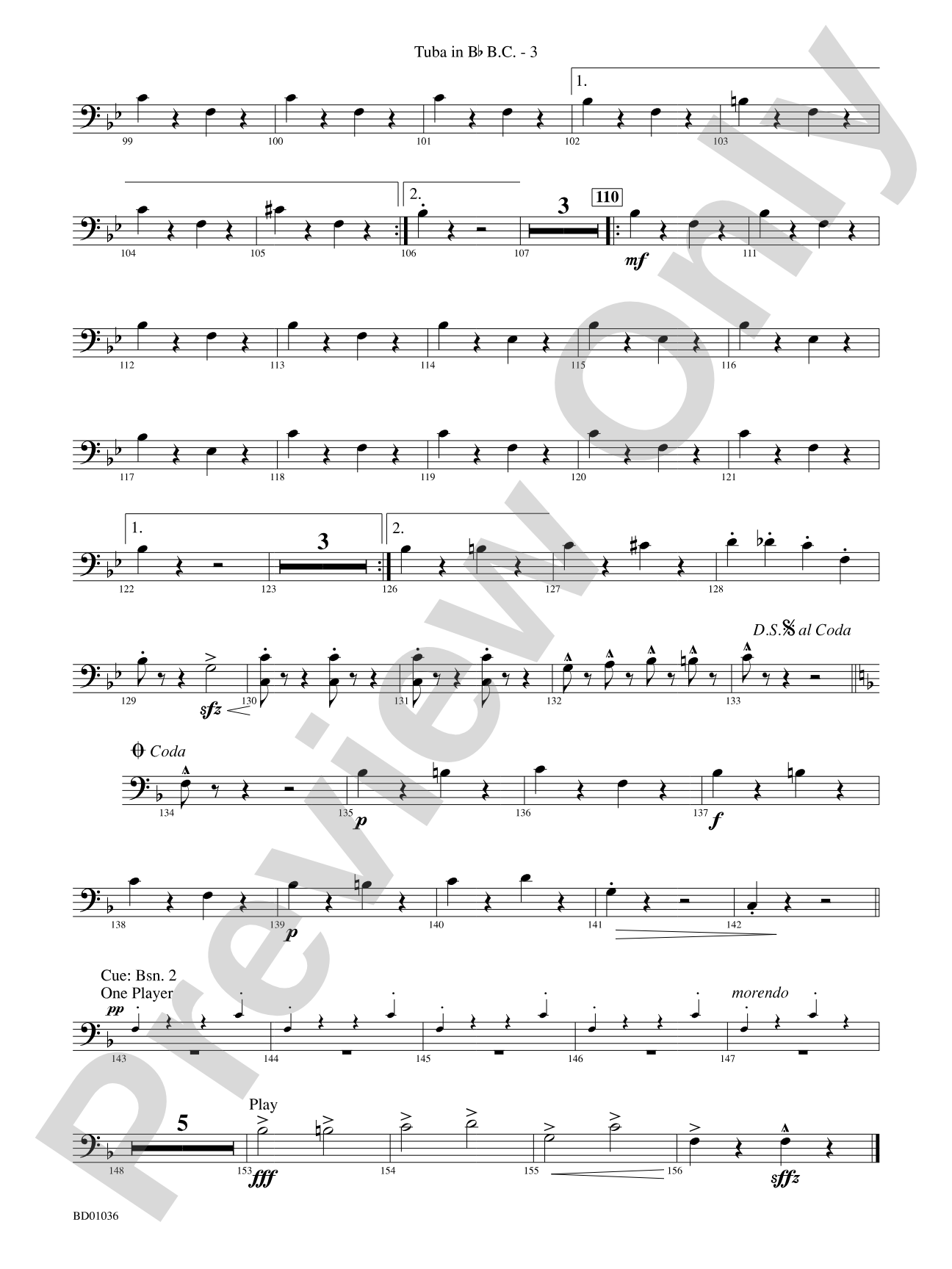 Fiddle-Faddle: (wp) B-flat Tuba B.C.