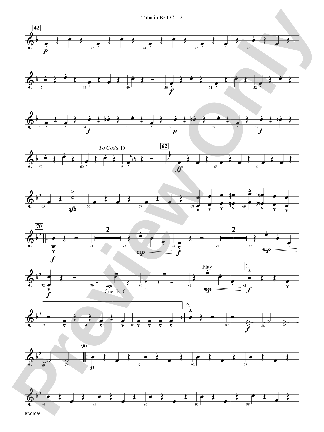 Fiddle-Faddle: (wp) B-flat Tuba T.C.