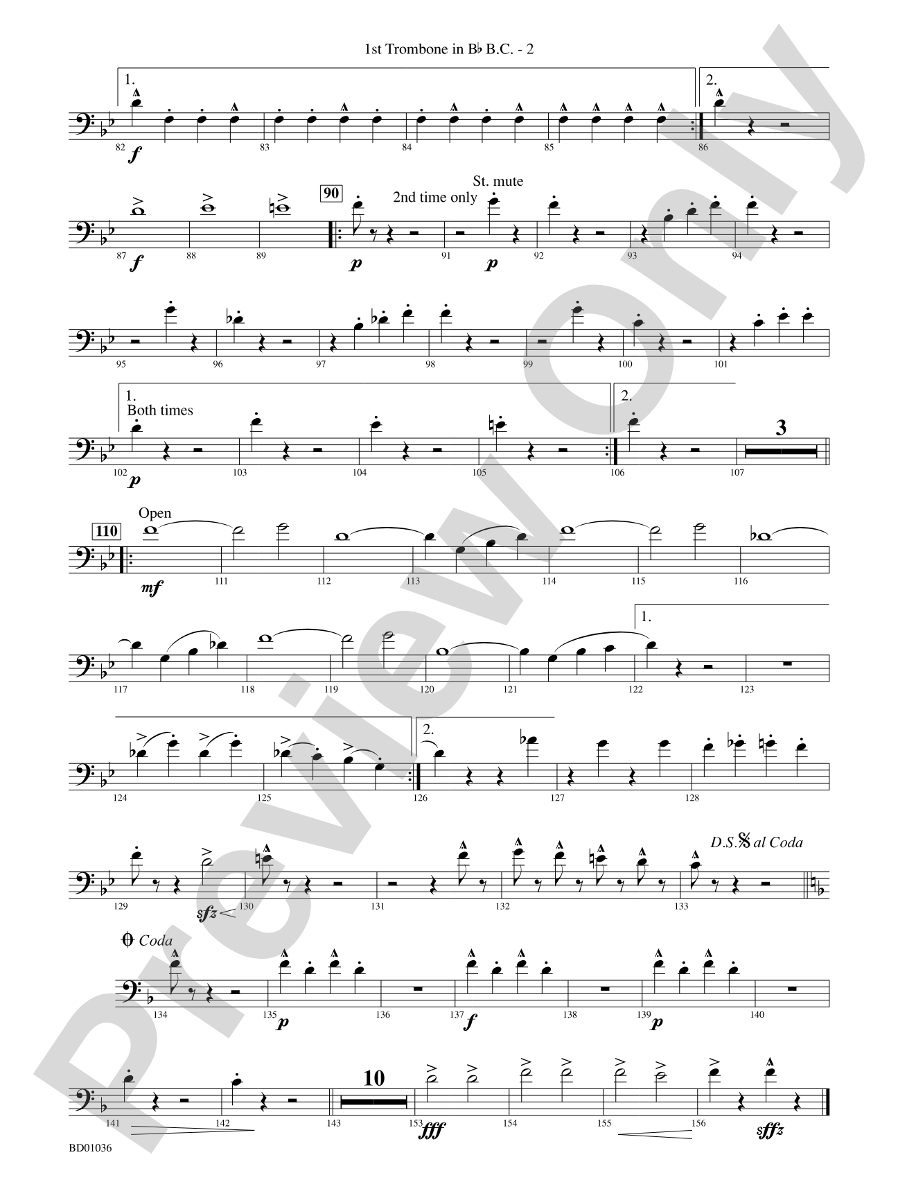 Fiddle-Faddle: (wp) 1st B-flat Trombone B.C.