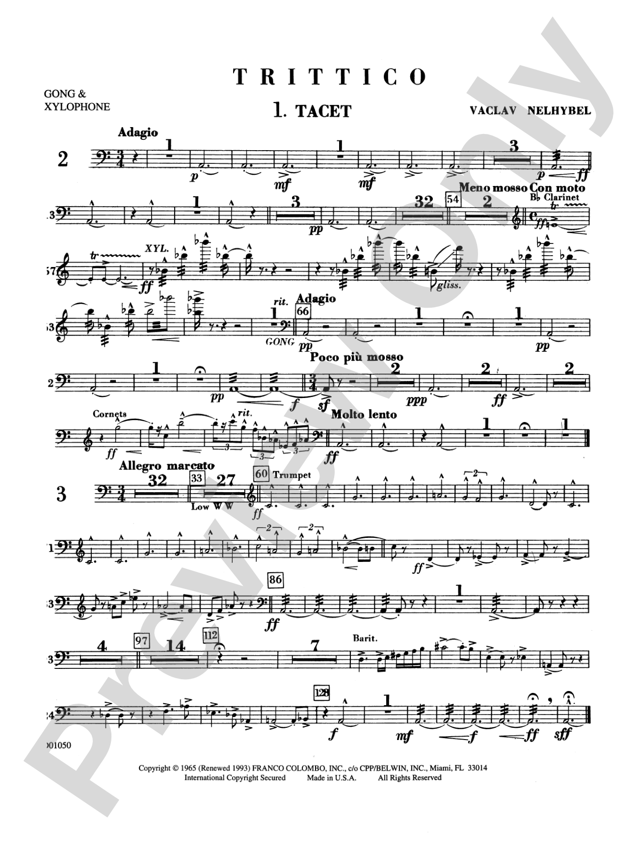 Trittico: Xylophone